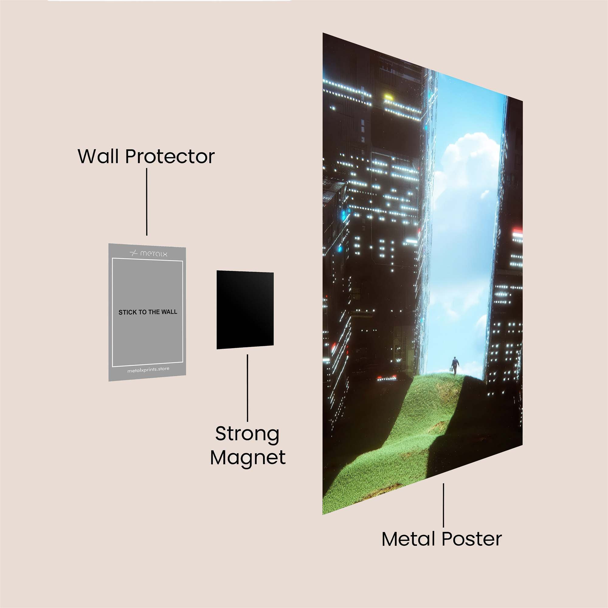 Urban Ascension Safe Wall Magnetic / M