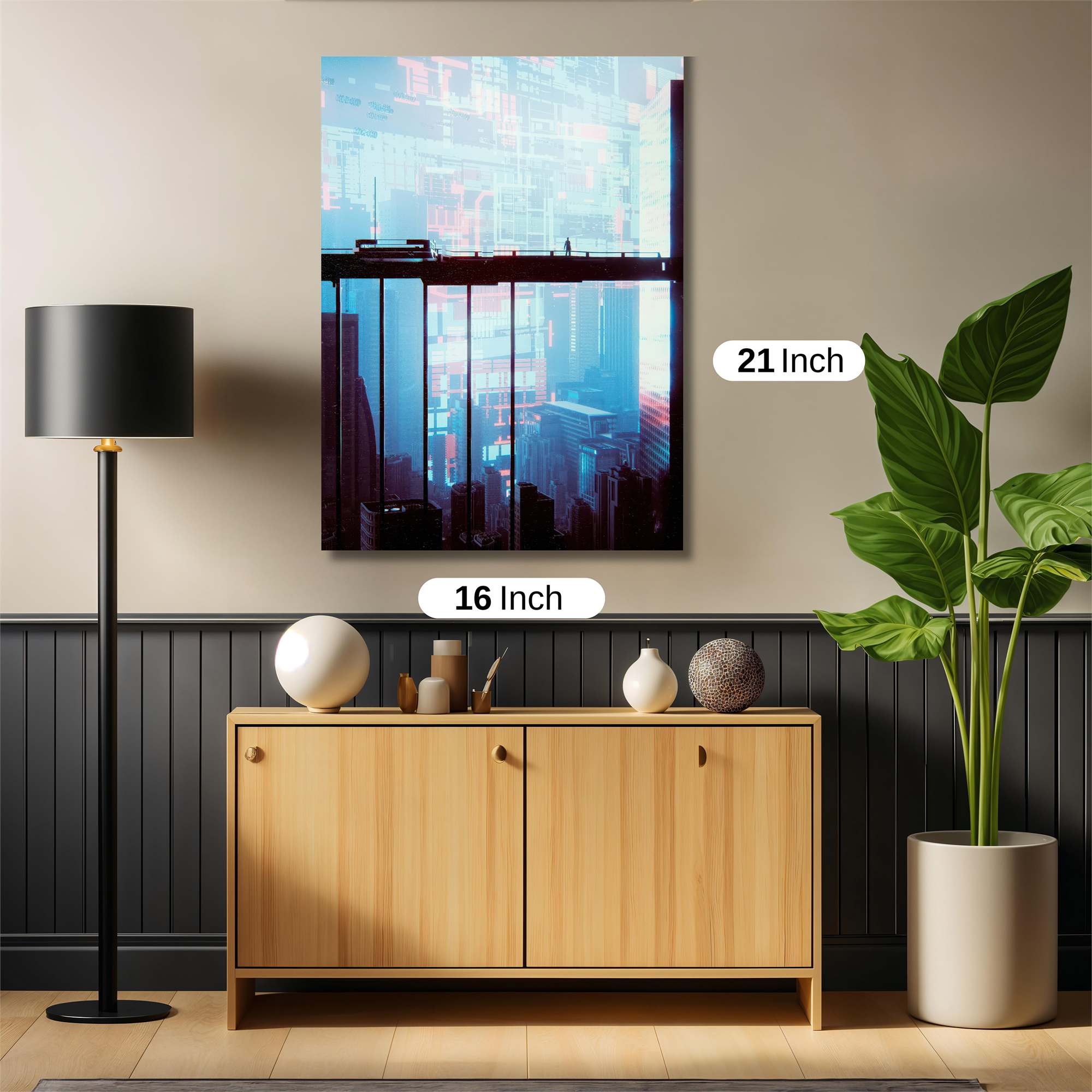 Neon Heights Safe Wall Magnetic / M