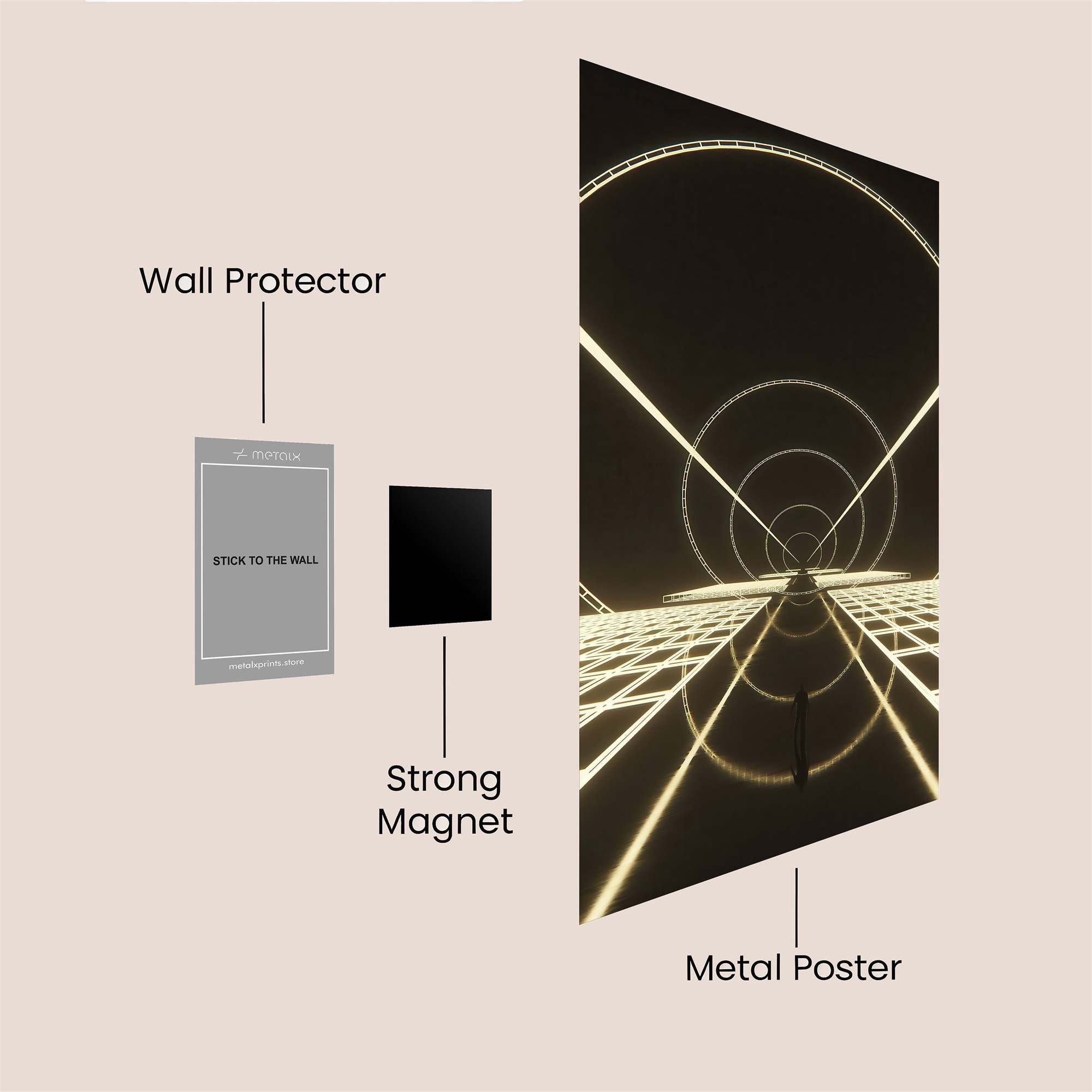Geometric Aether Safe Wall Magnetic / M