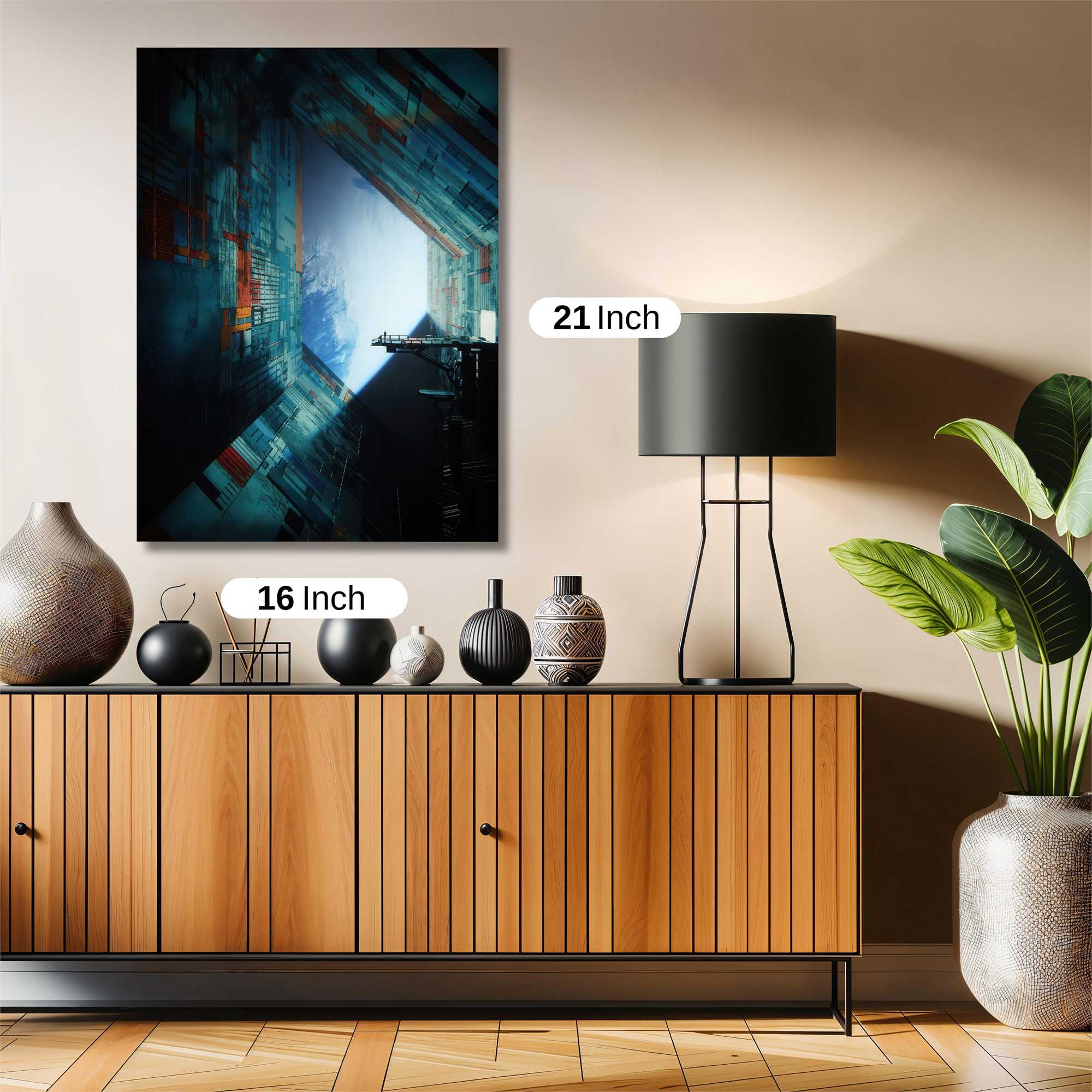 Geometric Serenity Safe Wall Magnetic / M