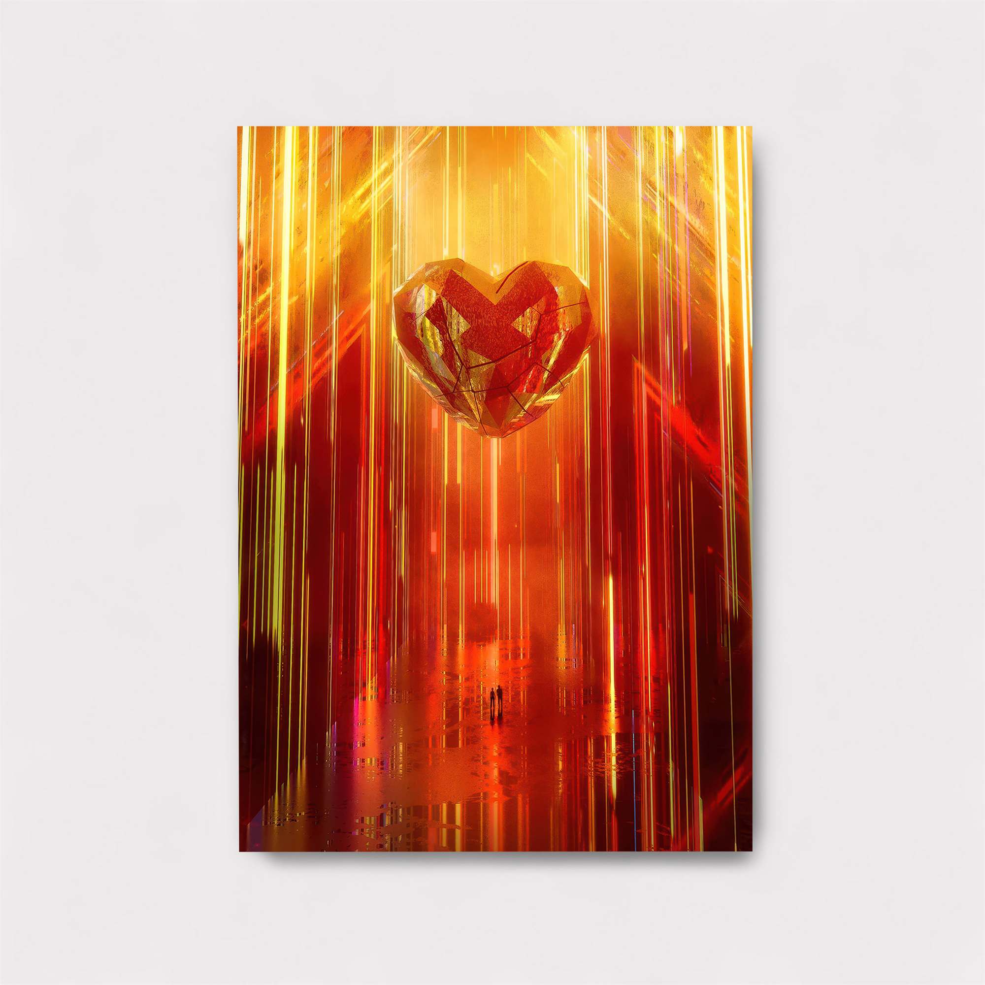 Heart Blaze Safe Wall Magnetic / M