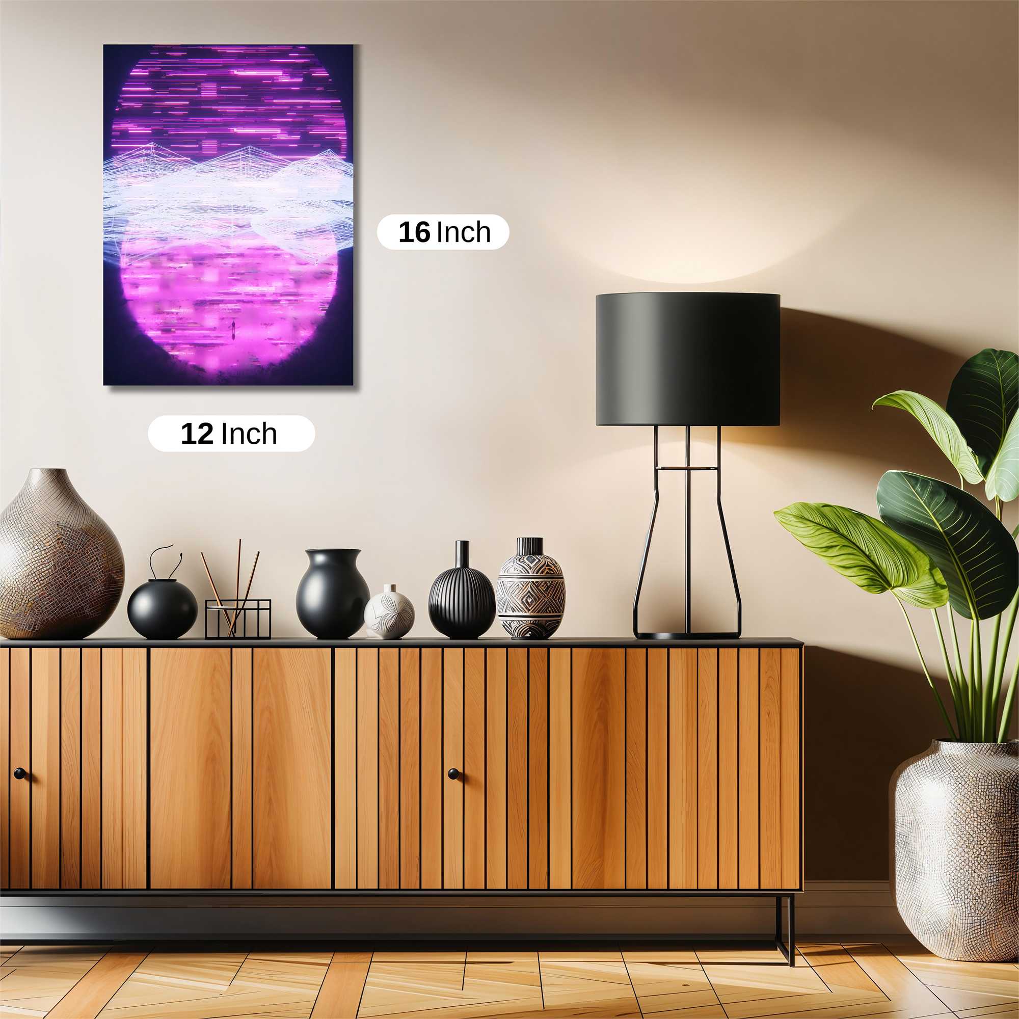 Neon Dreamscape Safe Wall Magnetic / M