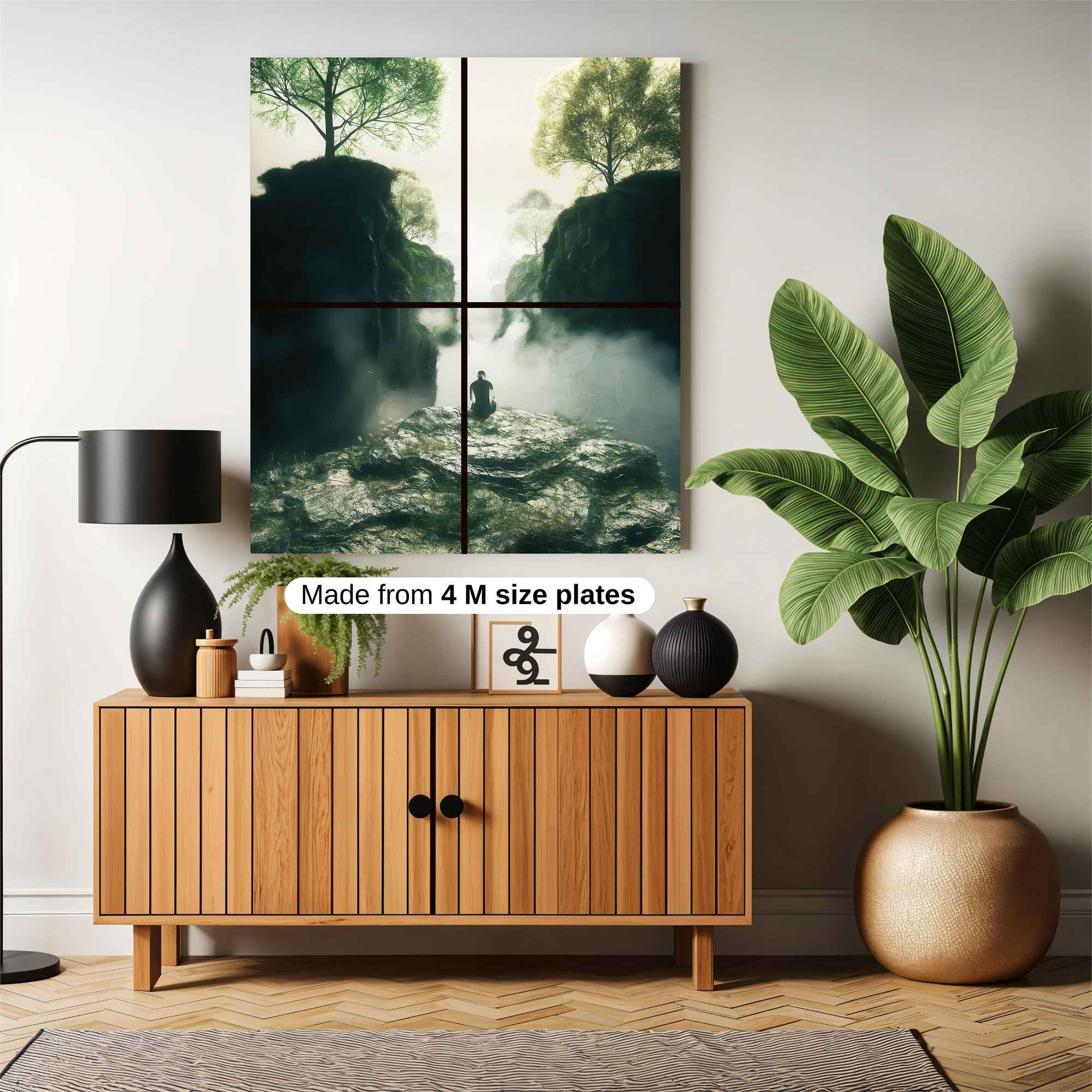 Serene Solitude Safe Wall Magnetic / M