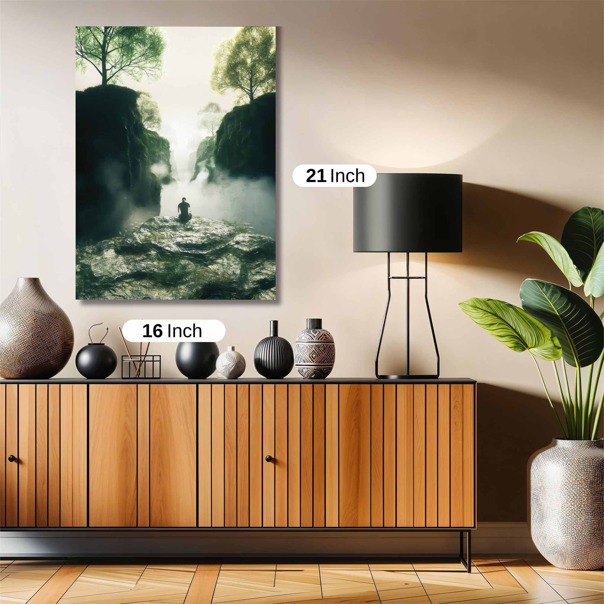 Serene Solitude Safe Wall Magnetic / M