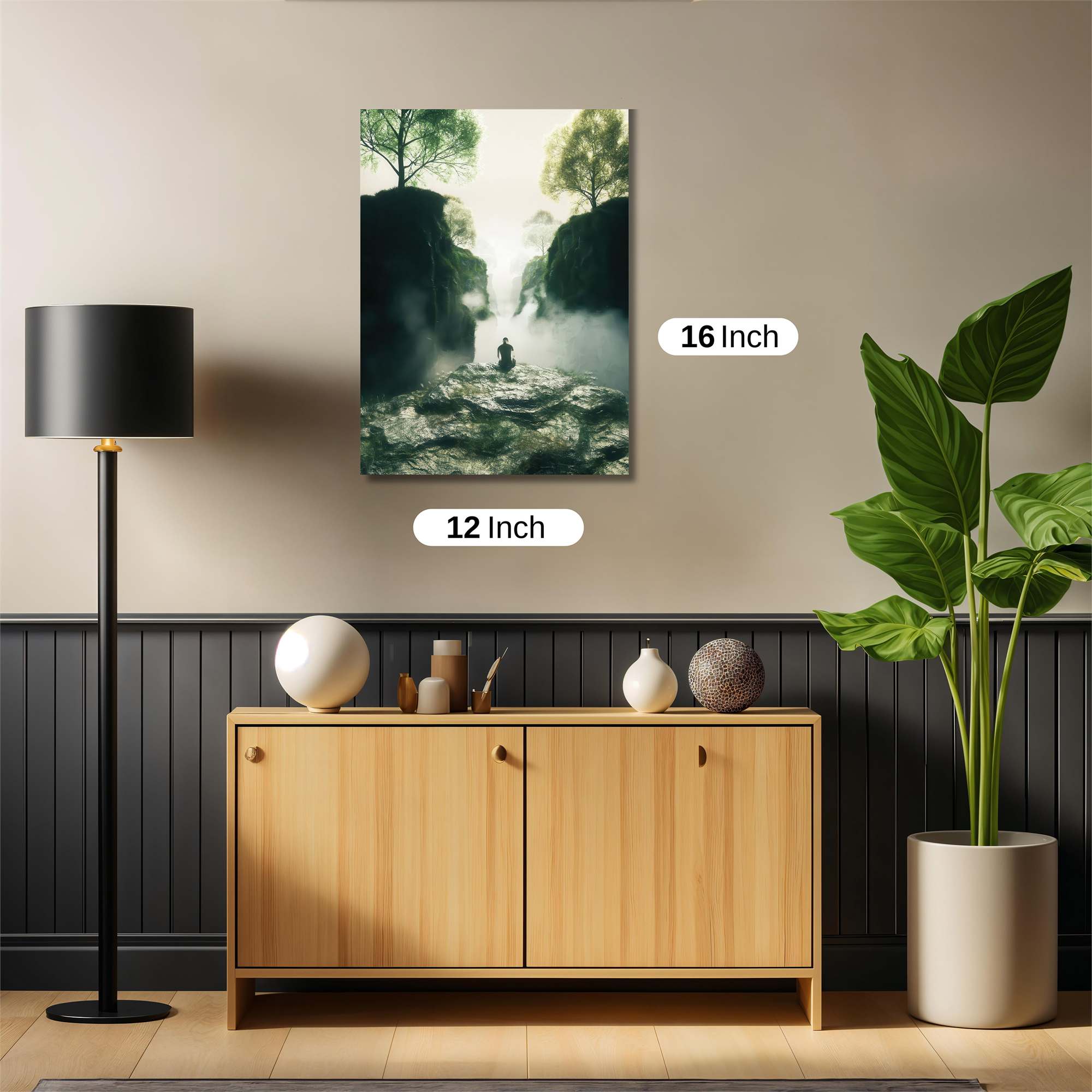 Serene Solitude Safe Wall Magnetic / M