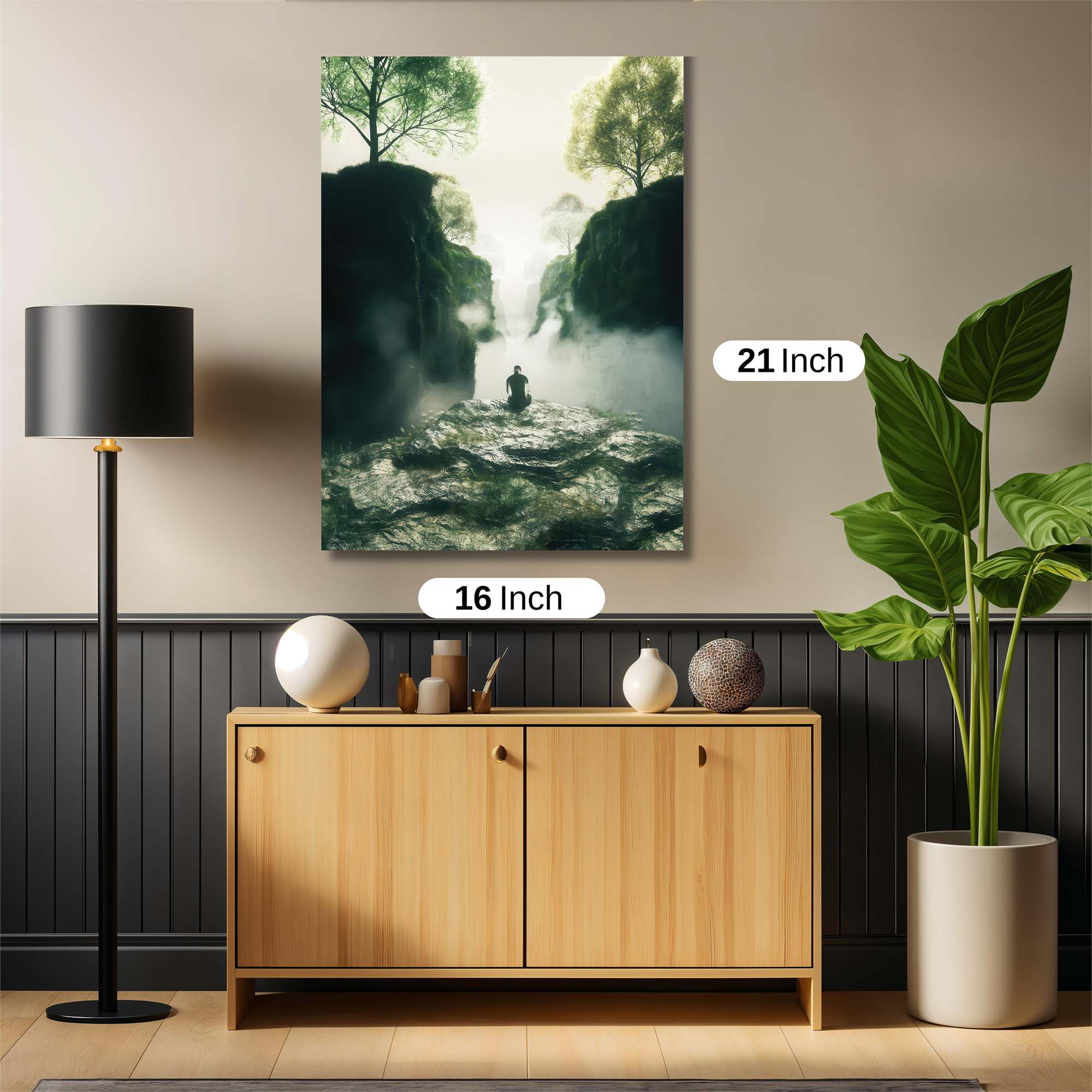 Serene Solitude Safe Wall Magnetic / M