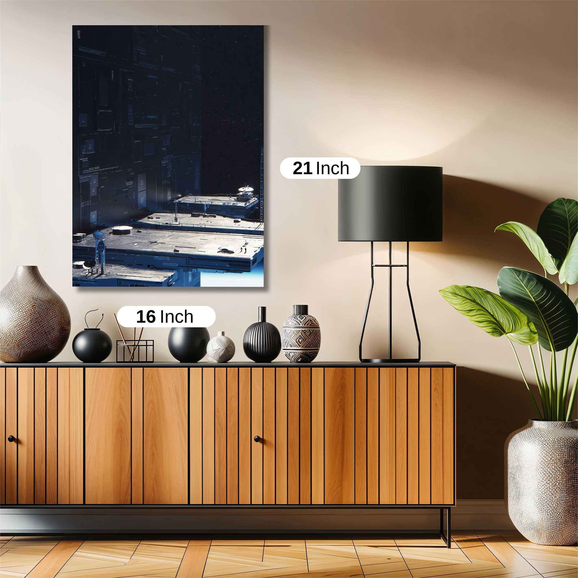 Spacecraft Solitude Safe Wall Magnetic / M