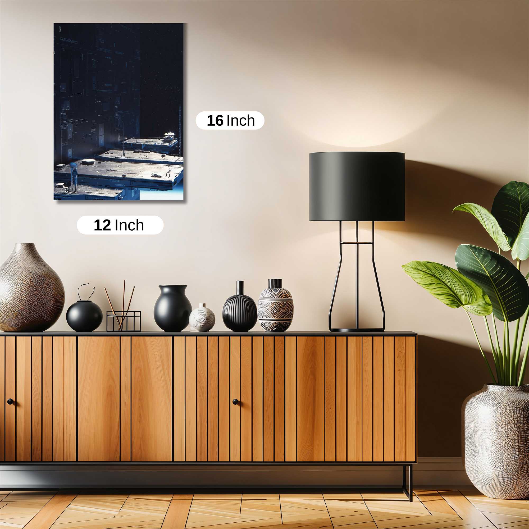 Spacecraft Solitude Safe Wall Magnetic / M