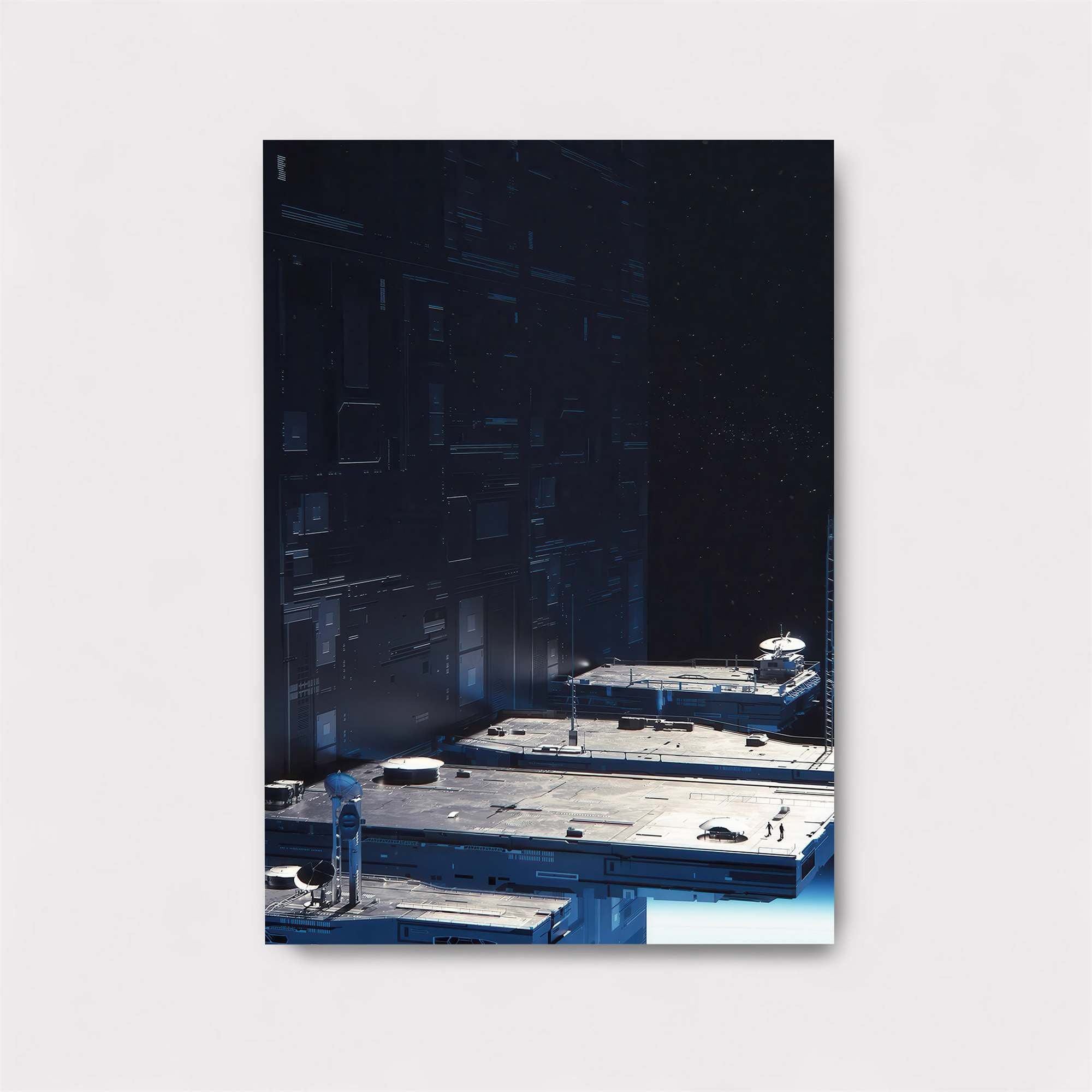 Spacecraft Solitude Safe Wall Magnetic / M