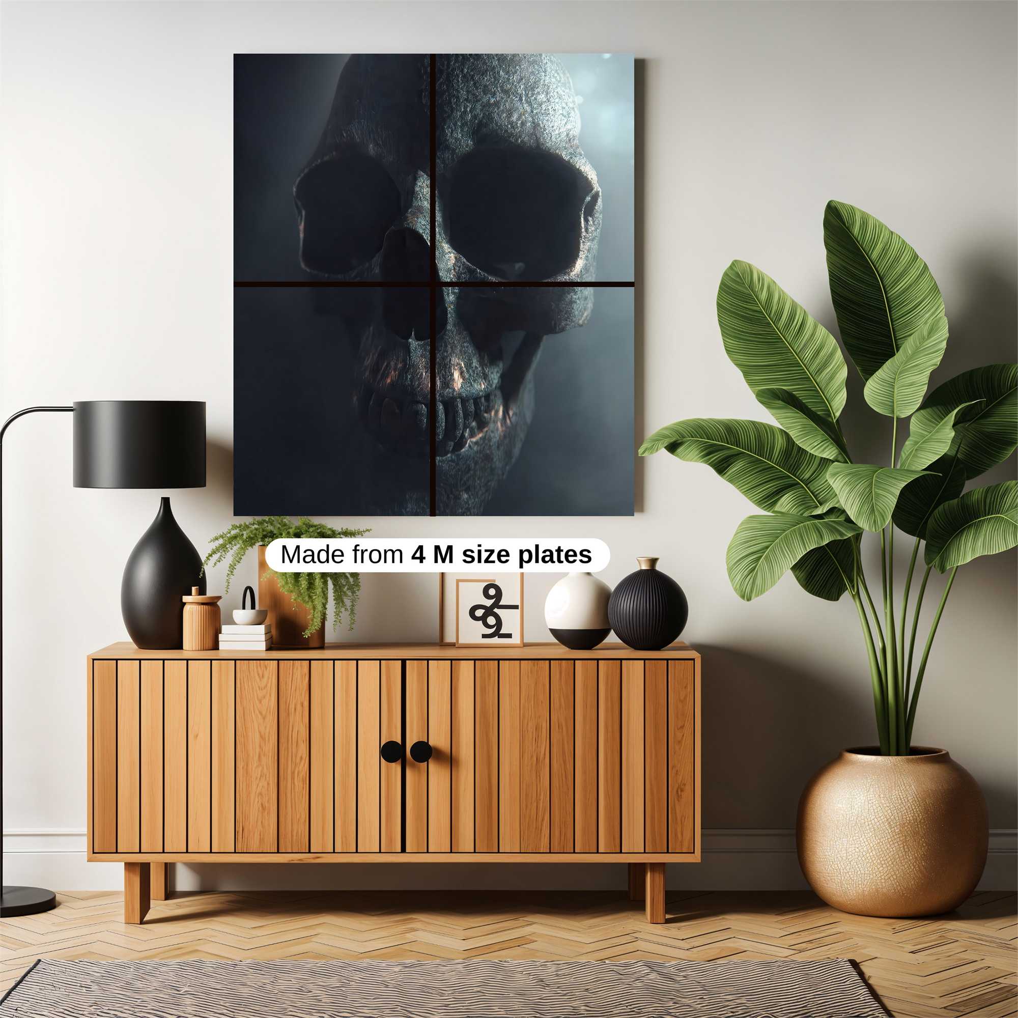 Skull Echoes Safe Wall Magnetic / M