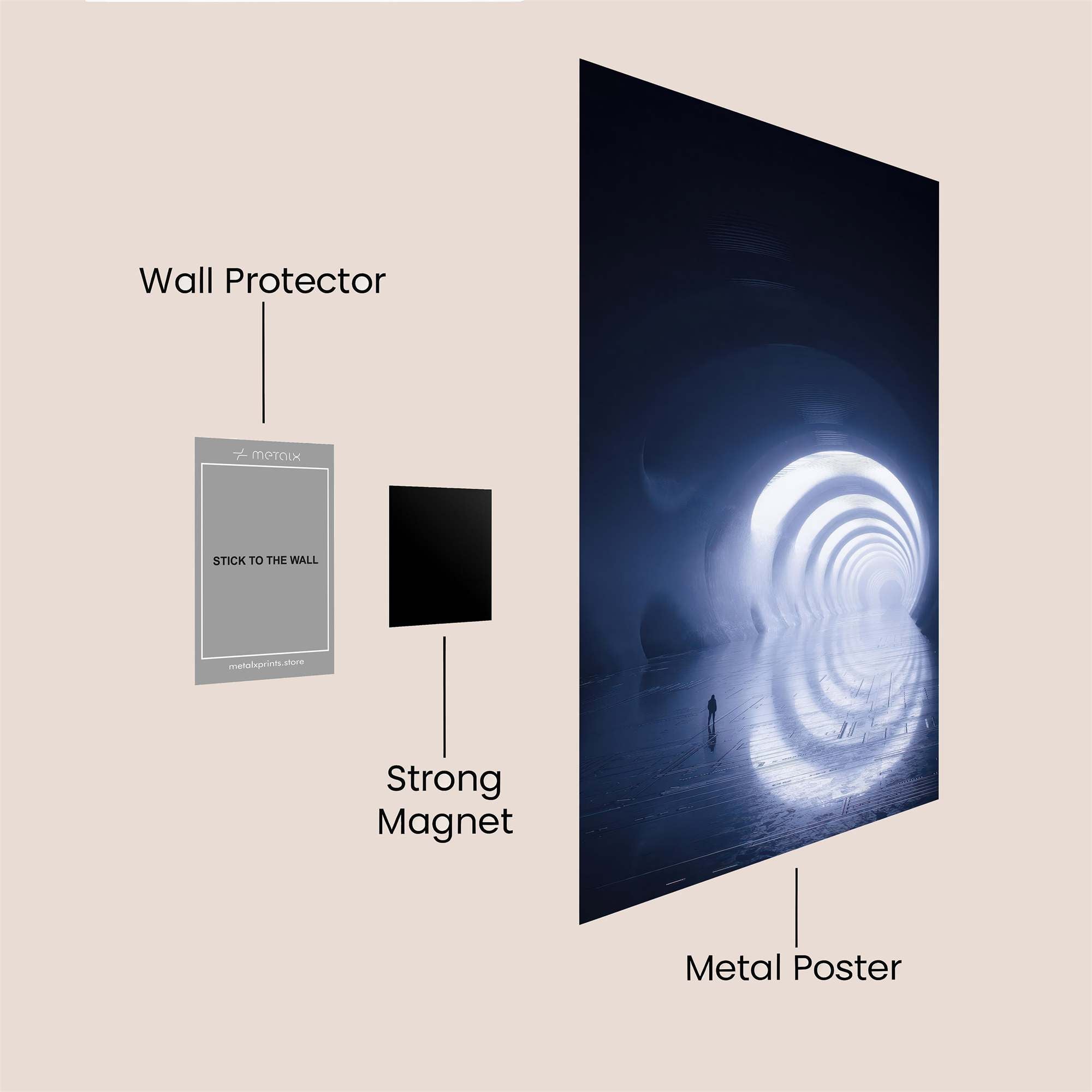 Ethereal Passage Safe Wall Magnetic / M