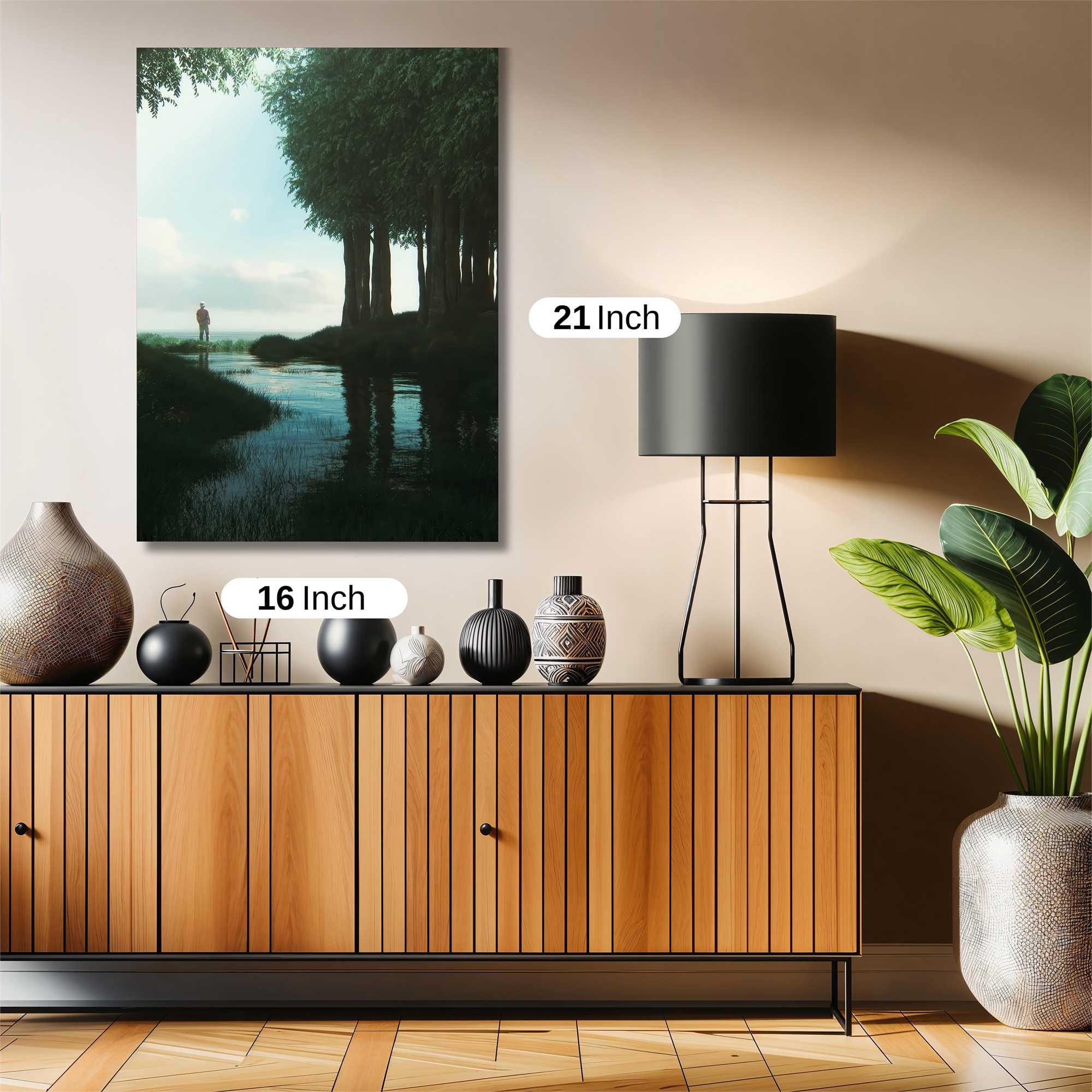 Tranquil Solitude Safe Wall Magnetic / M