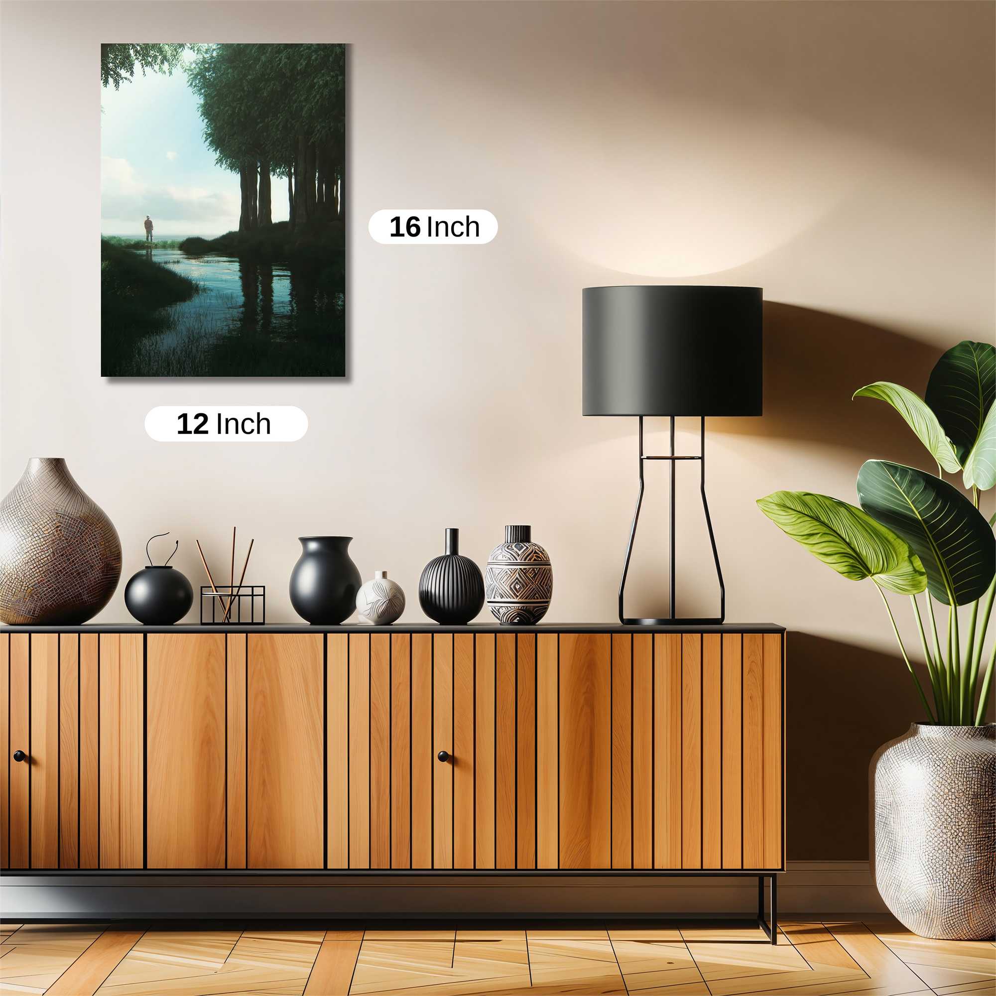 Tranquil Solitude Safe Wall Magnetic / M