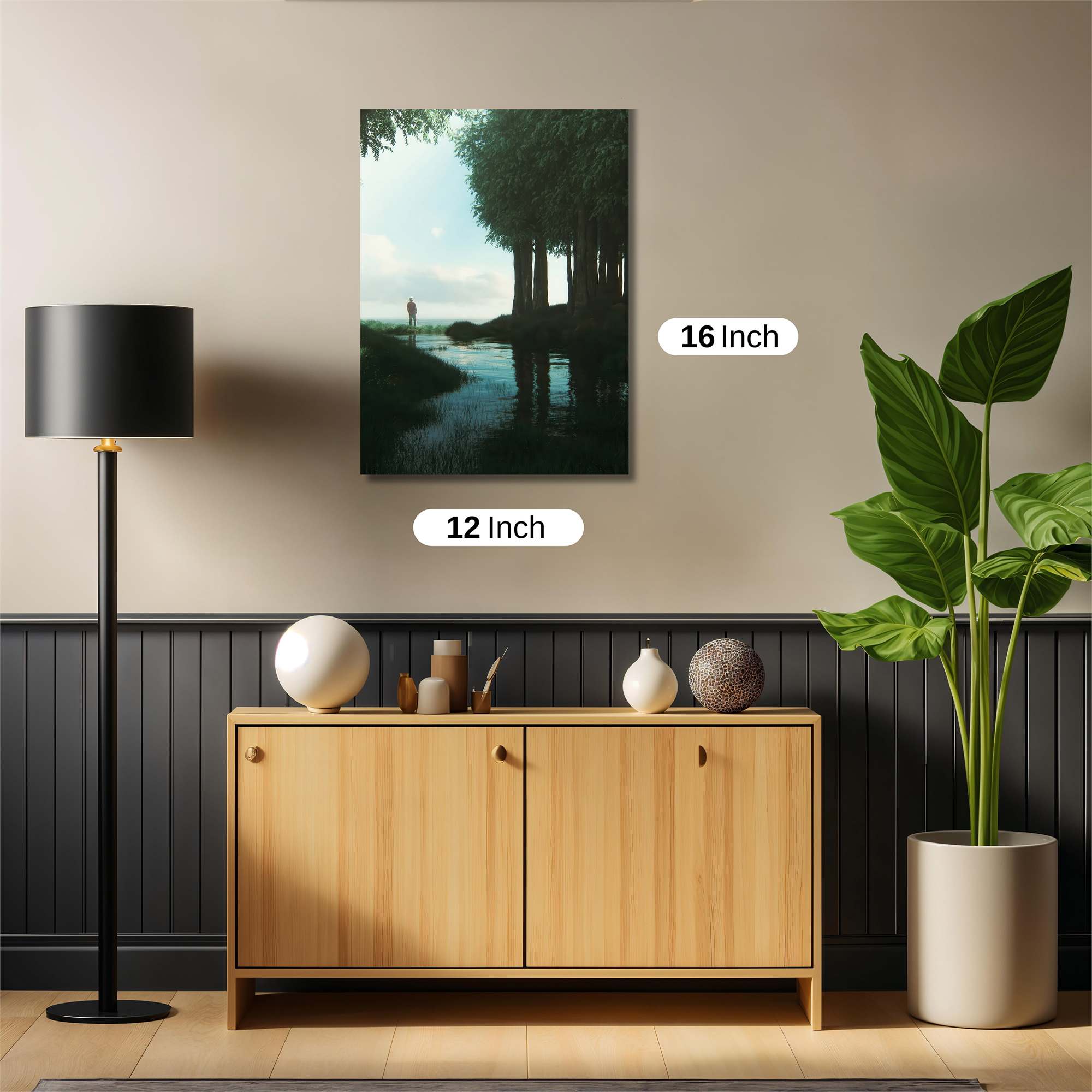 Tranquil Solitude Safe Wall Magnetic / M