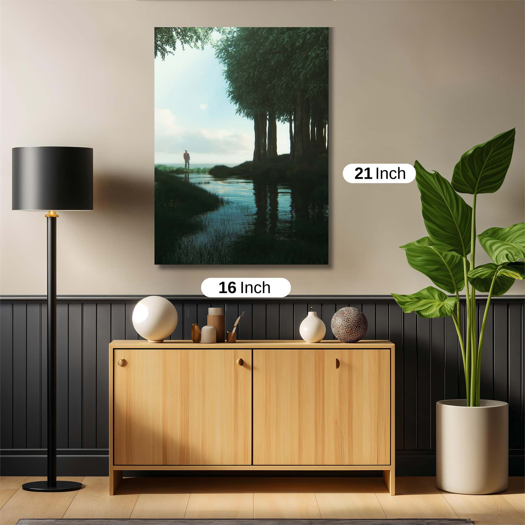 Tranquil Solitude Safe Wall Magnetic / M