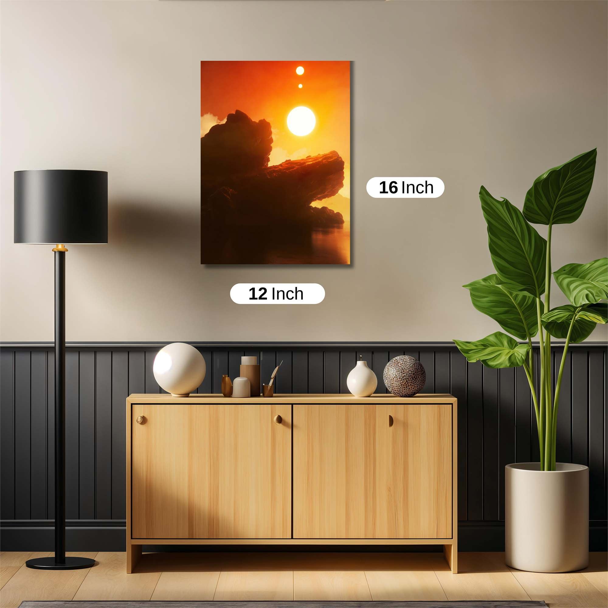 Triple Sunscape Safe Wall Magnetic / M