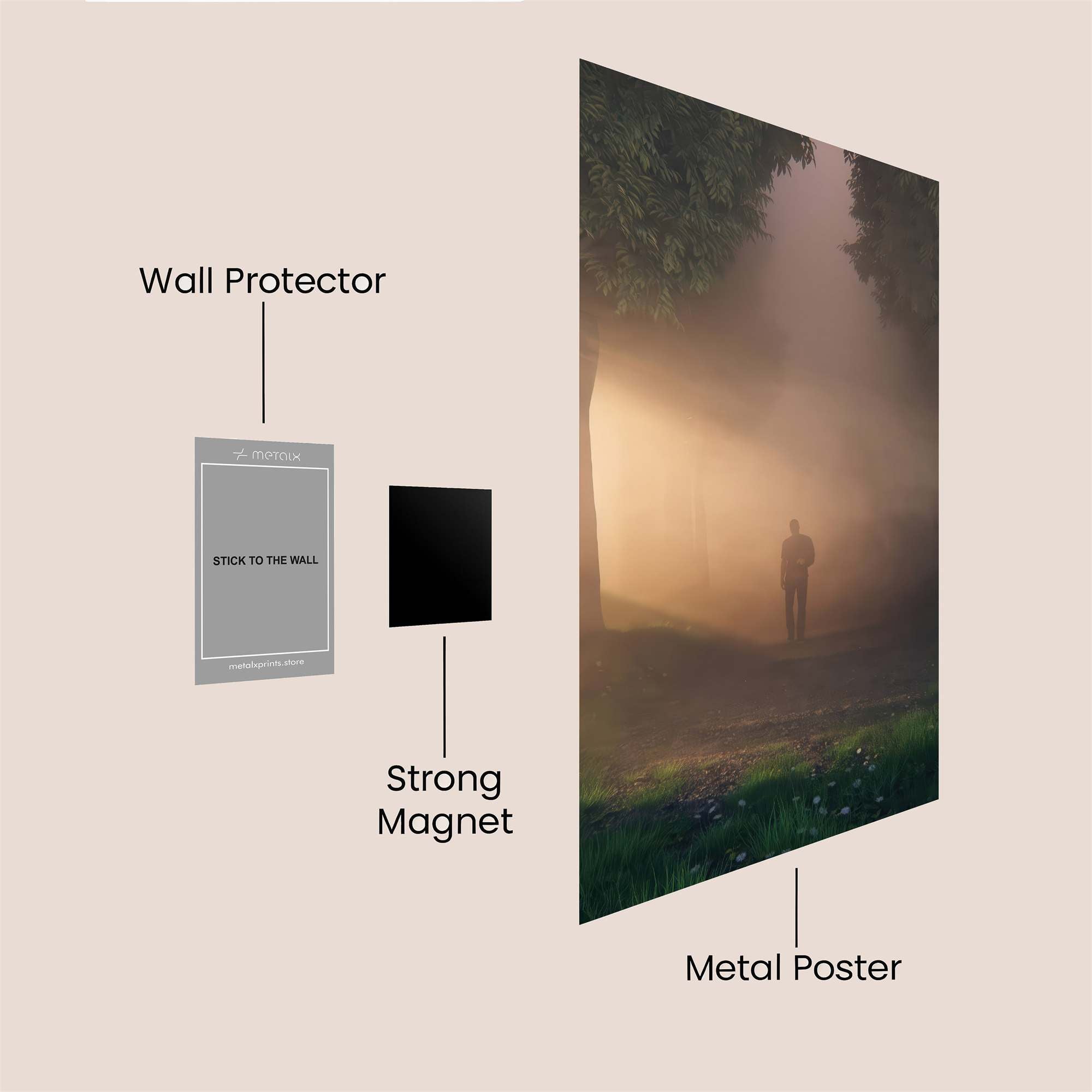 Mystic Pathway Safe Wall Magnetic / M