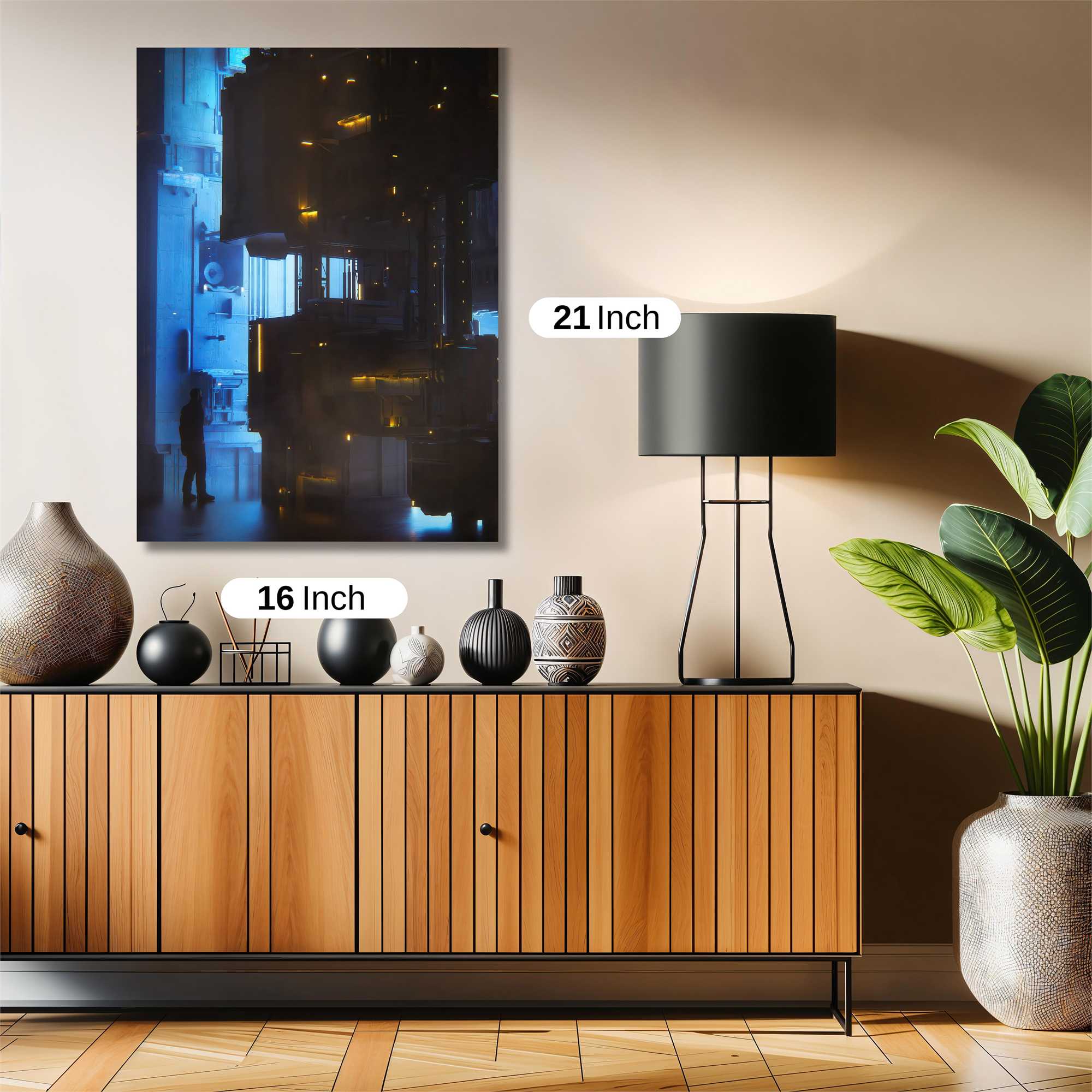 Futuristic Enigma Safe Wall Magnetic / M