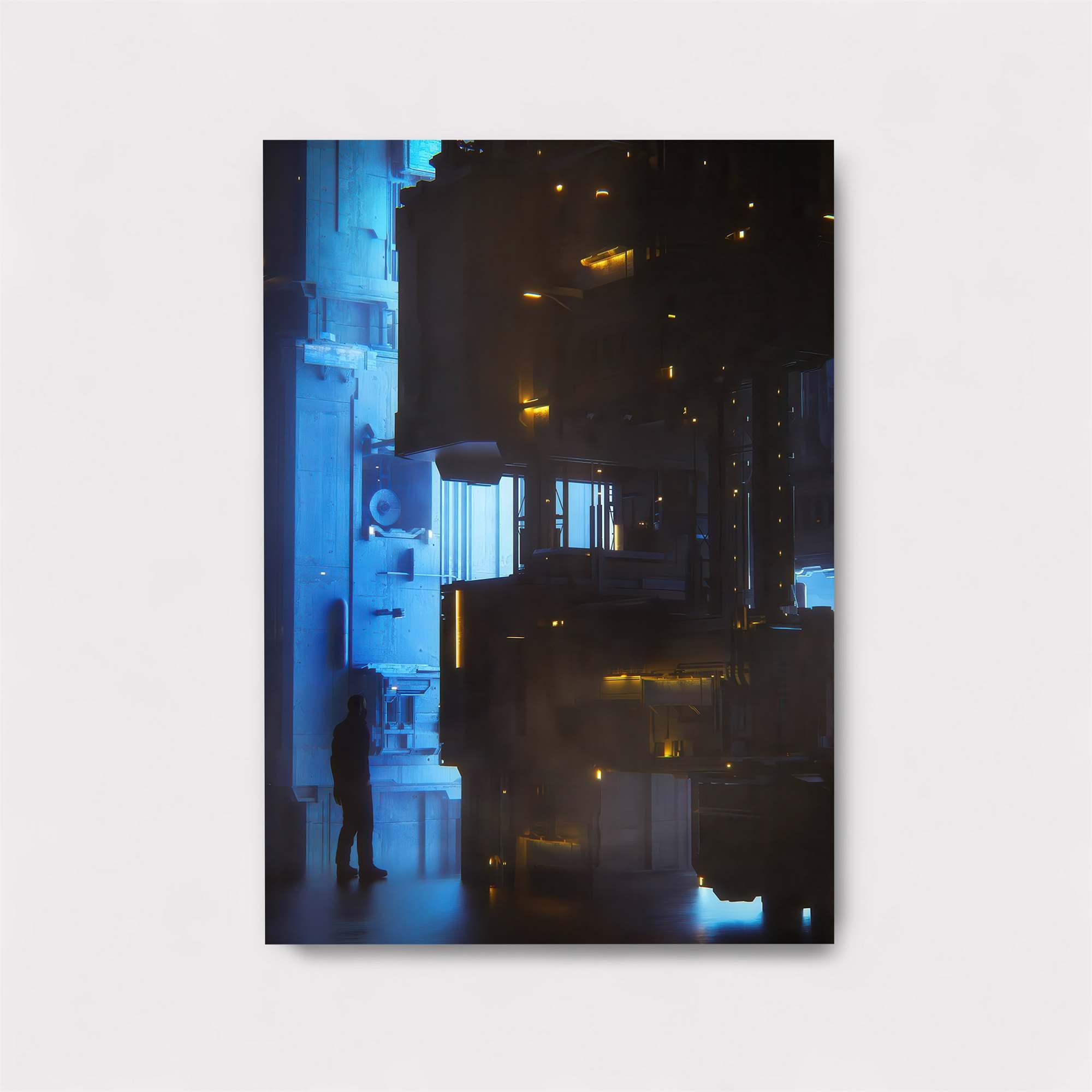 Futuristic Enigma Safe Wall Magnetic / M