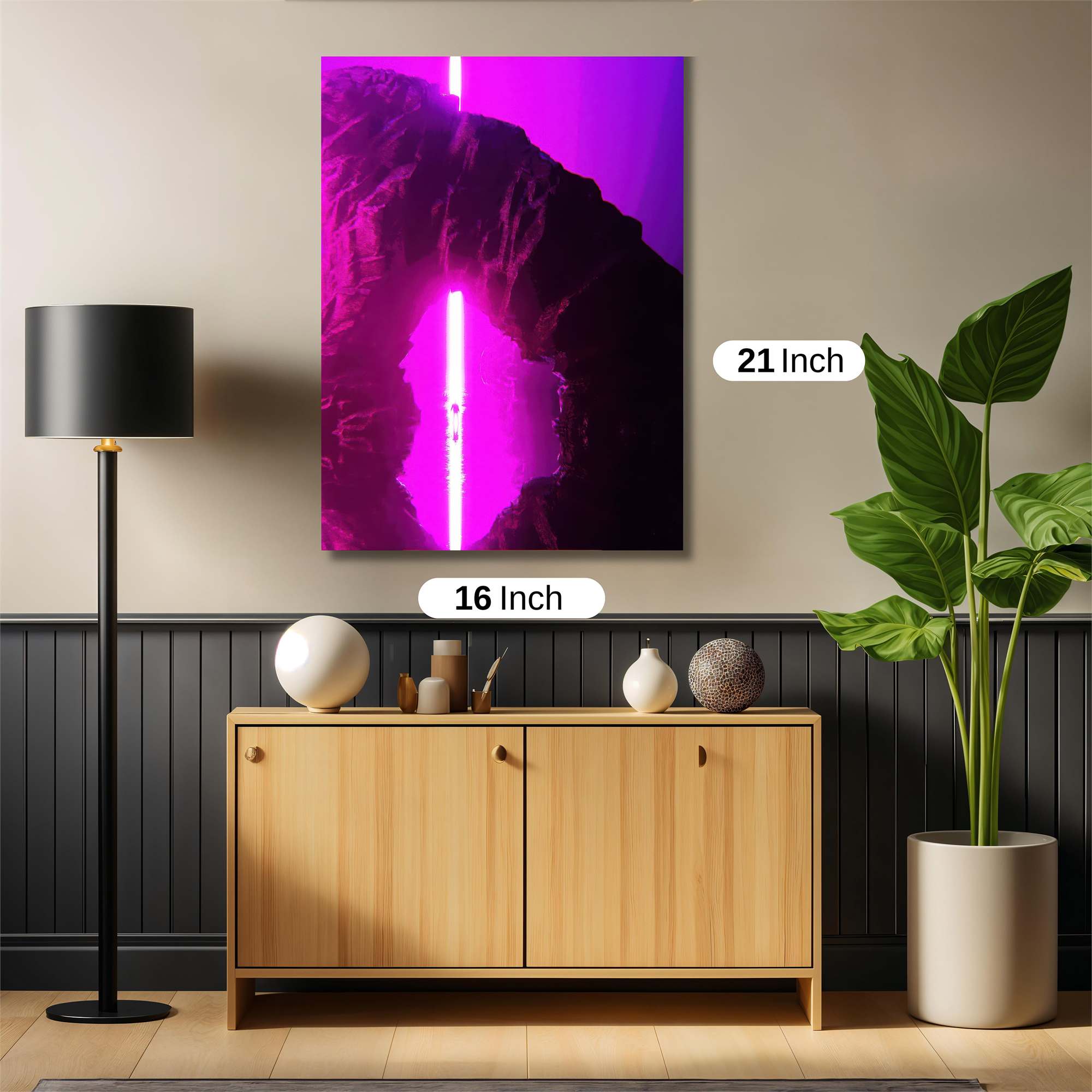 Neon Gateway Safe Wall Magnetic / M