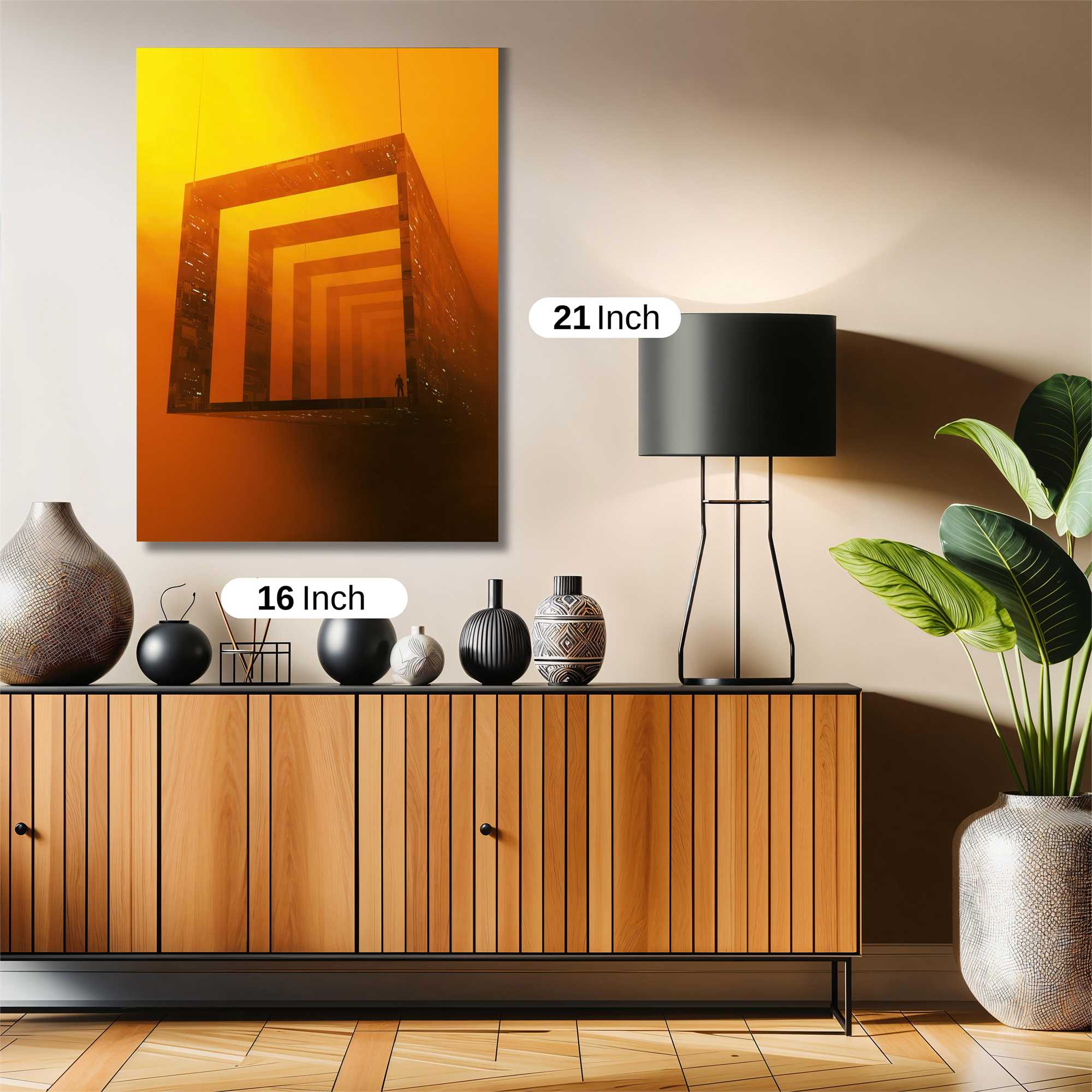 Geometric Enigma Safe Wall Magnetic / M