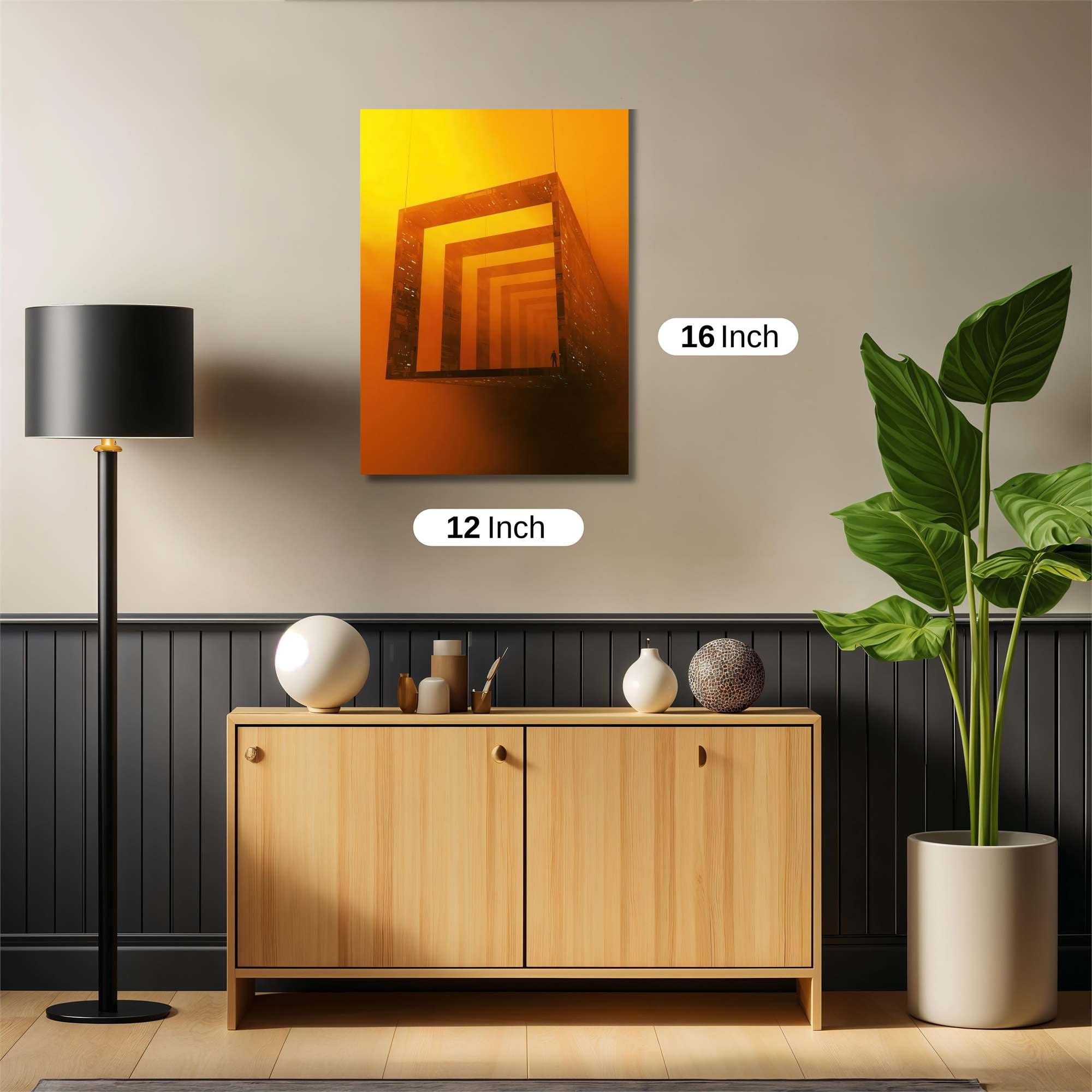 Geometric Enigma Safe Wall Magnetic / M