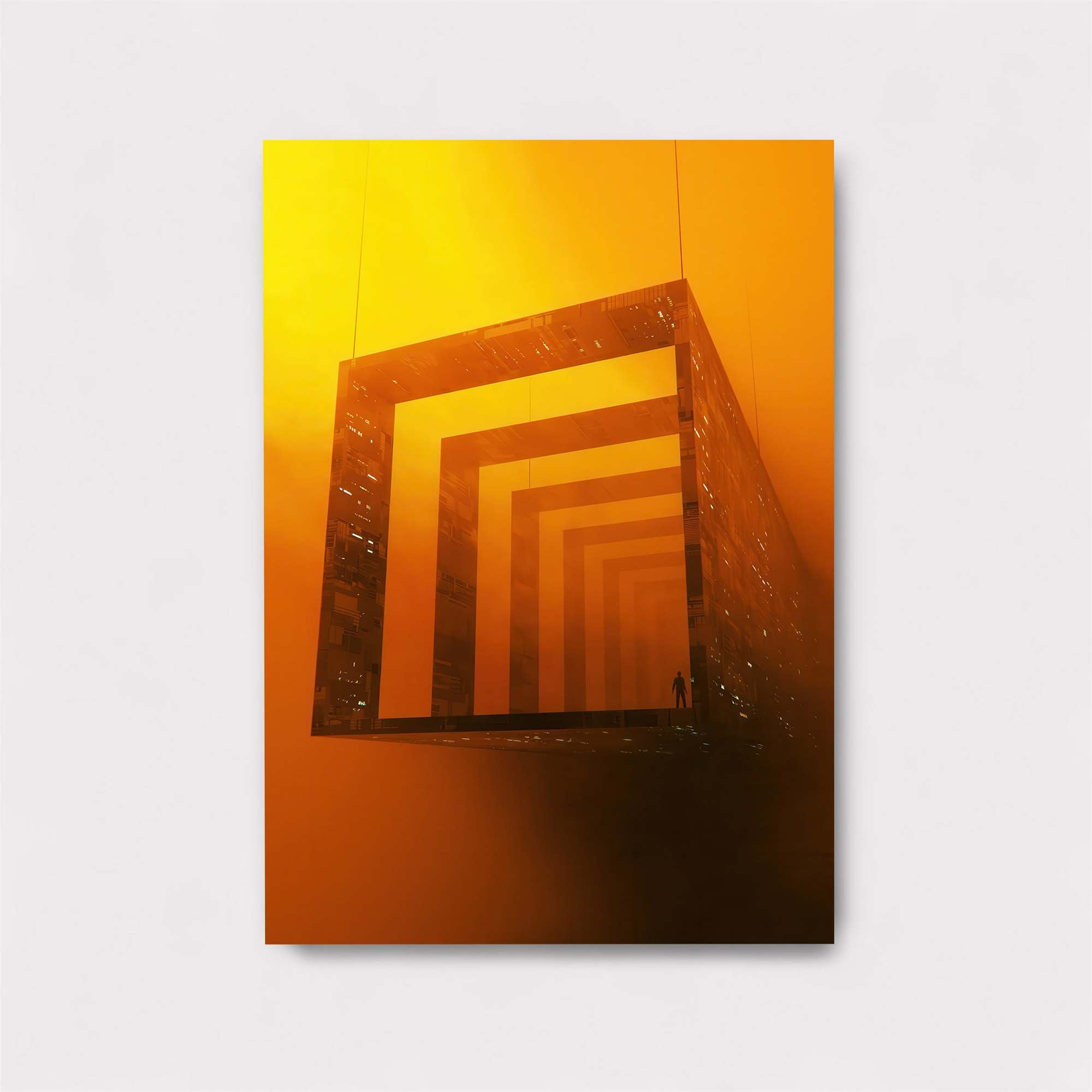 Geometric Enigma Safe Wall Magnetic / M