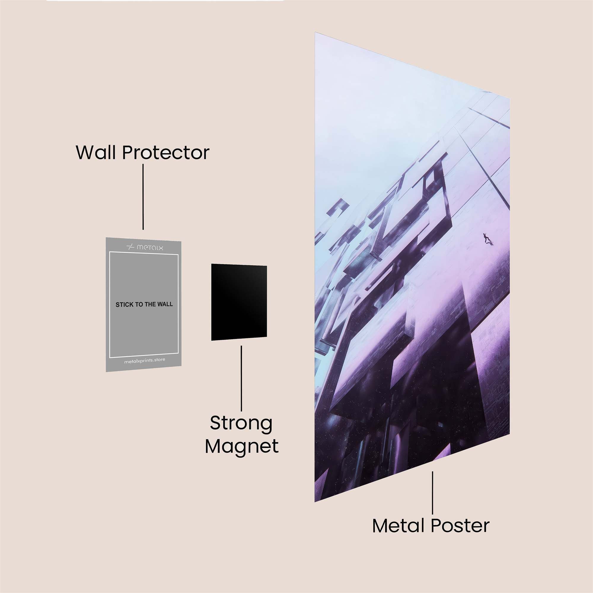 Skyward Ascent Safe Wall Magnetic / M