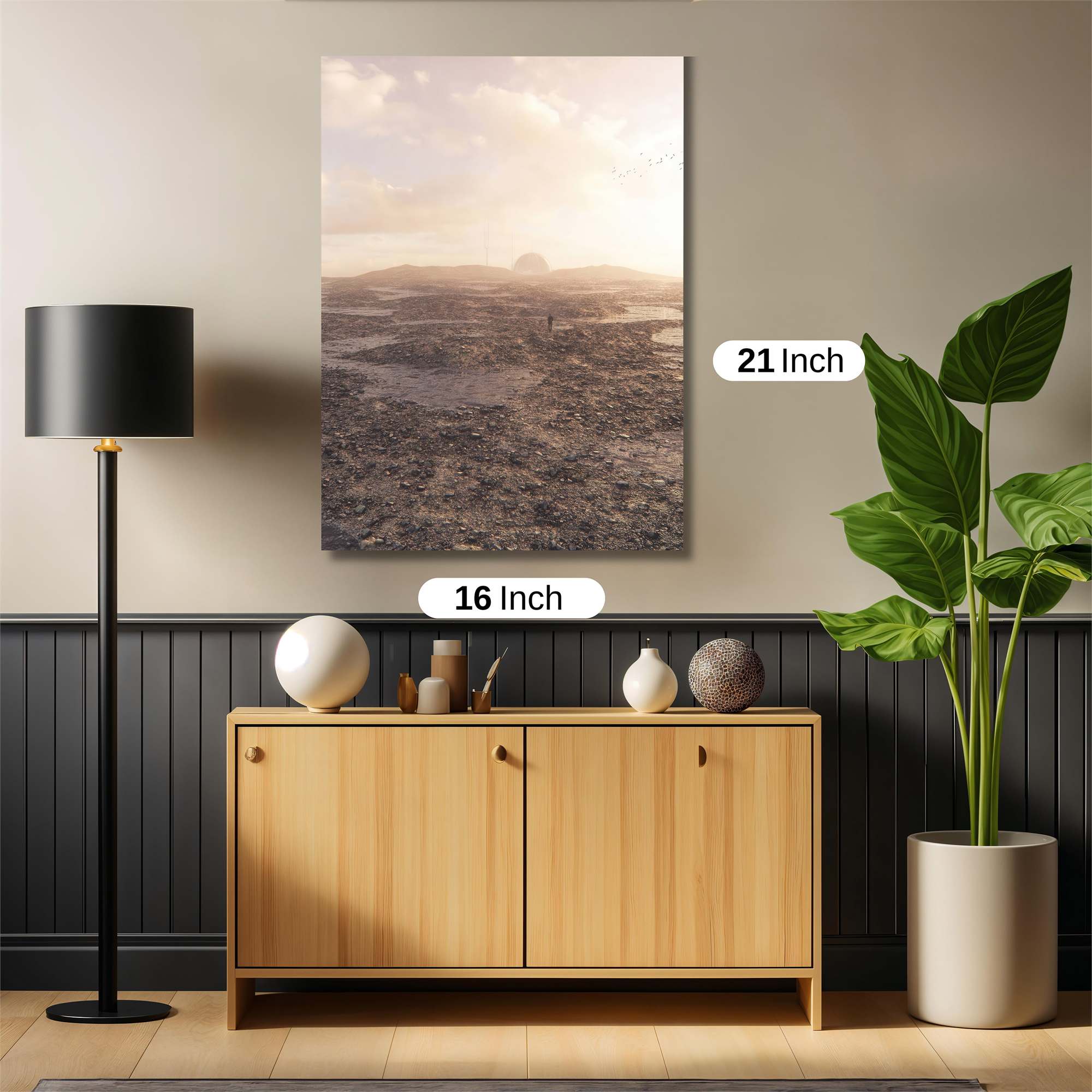 Solitary Wanderlust Safe Wall Magnetic / M