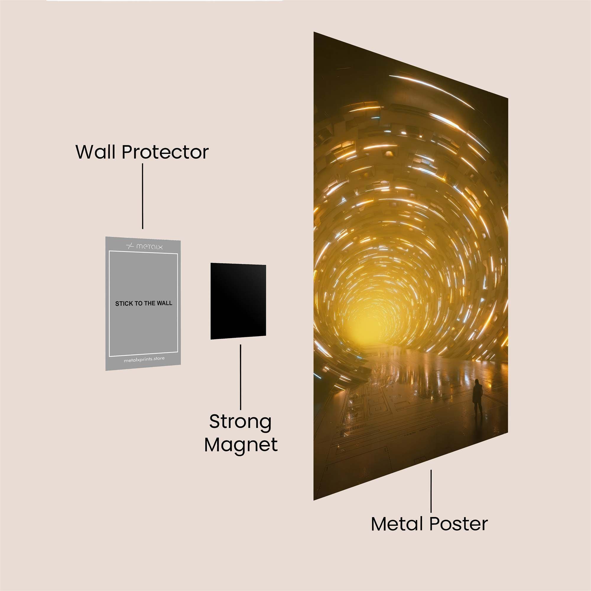 Light Odyssey Safe Wall Magnetic / M