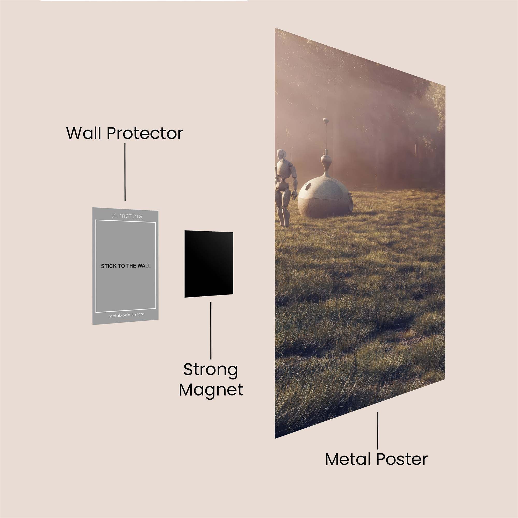 Wanderer Tranquility Safe Wall Magnetic / M