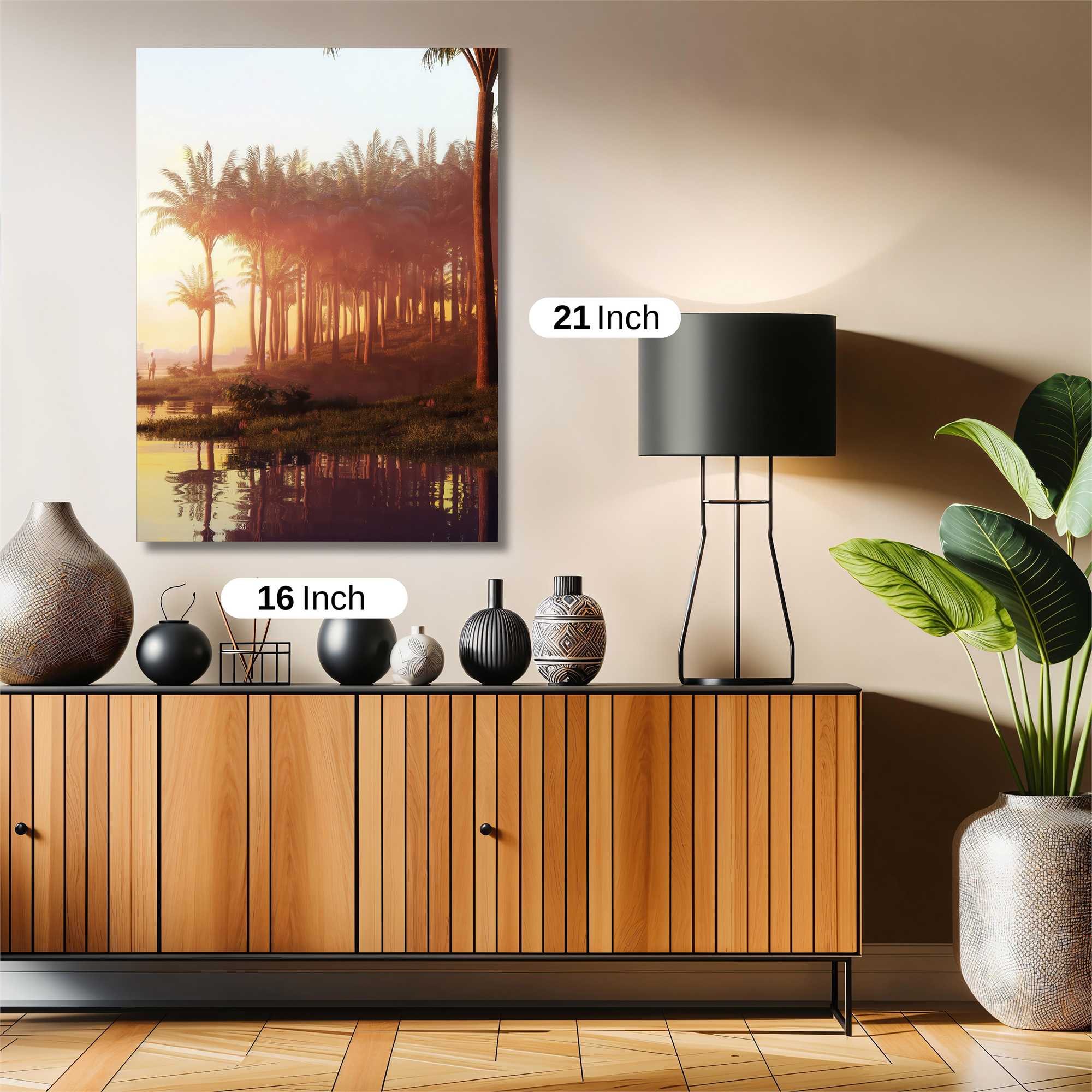 Sunset Serenity Safe Wall Magnetic / M