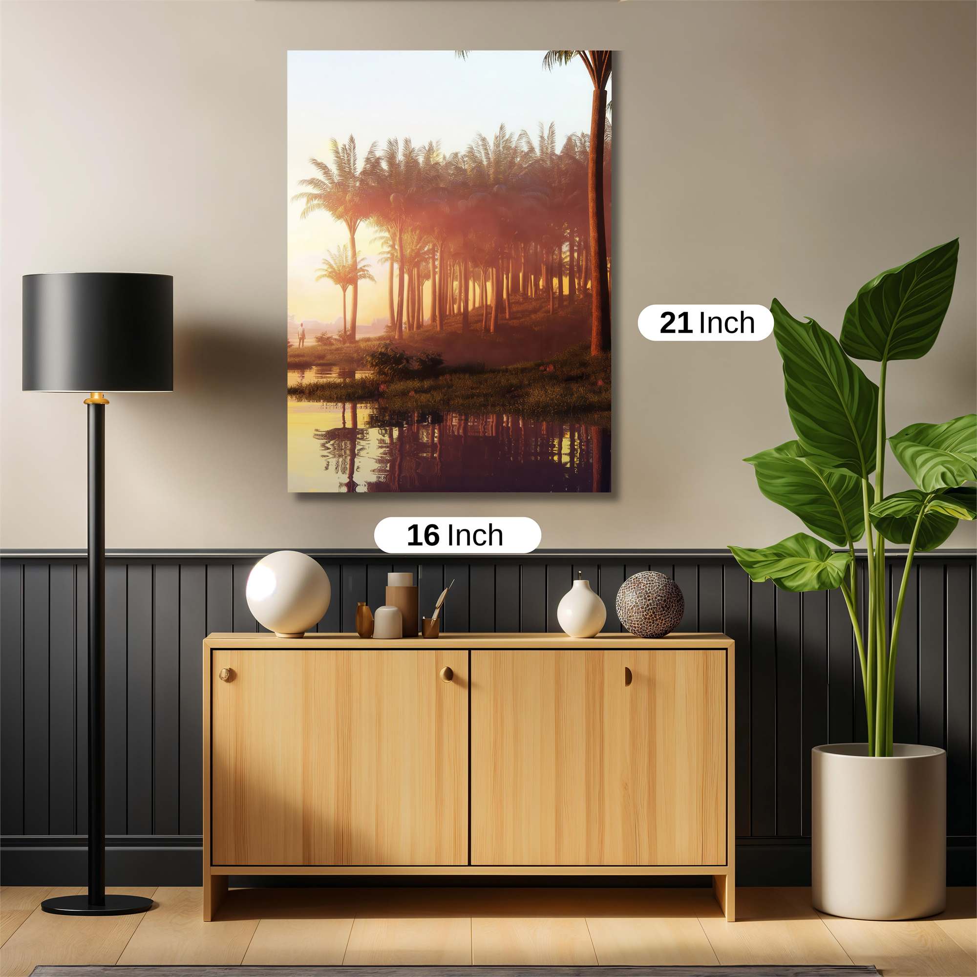 Sunset Serenity Safe Wall Magnetic / M