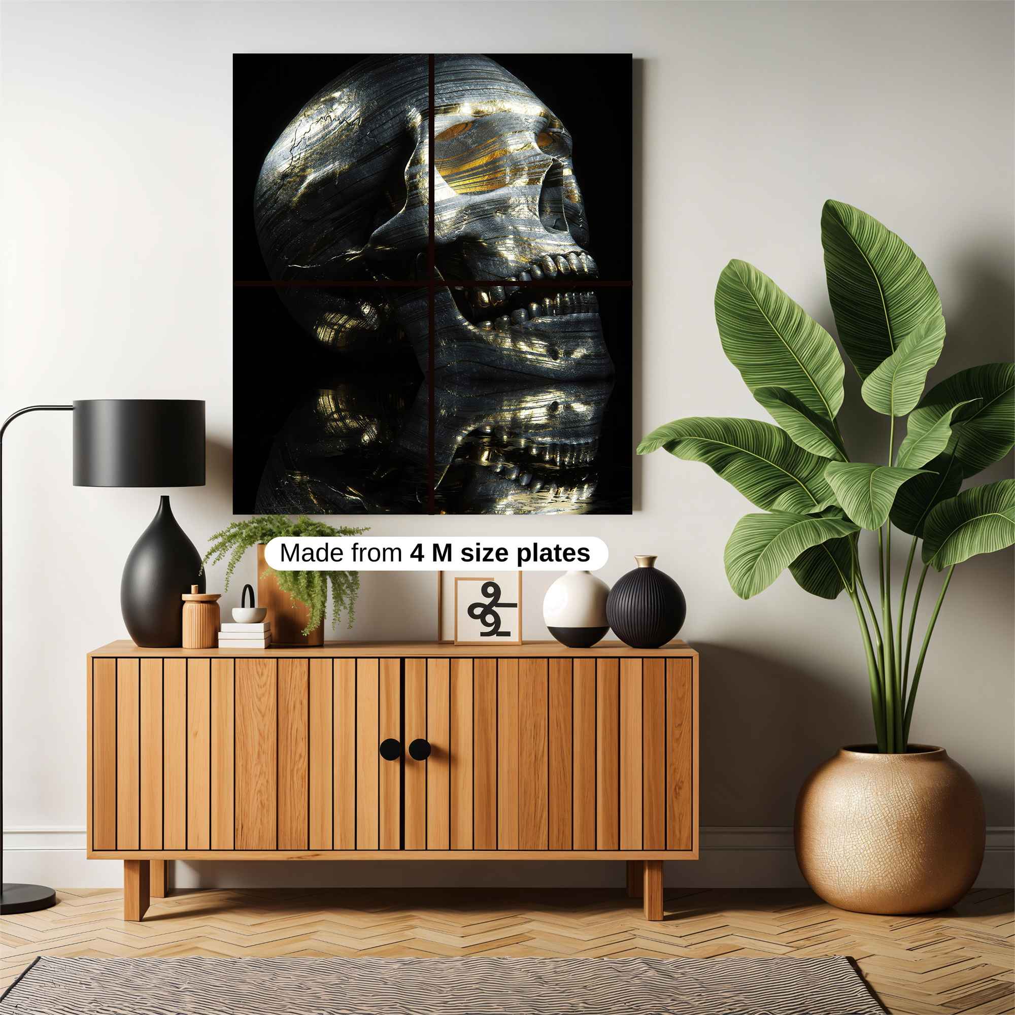 Shadowed Reflections Safe Wall Magnetic / M