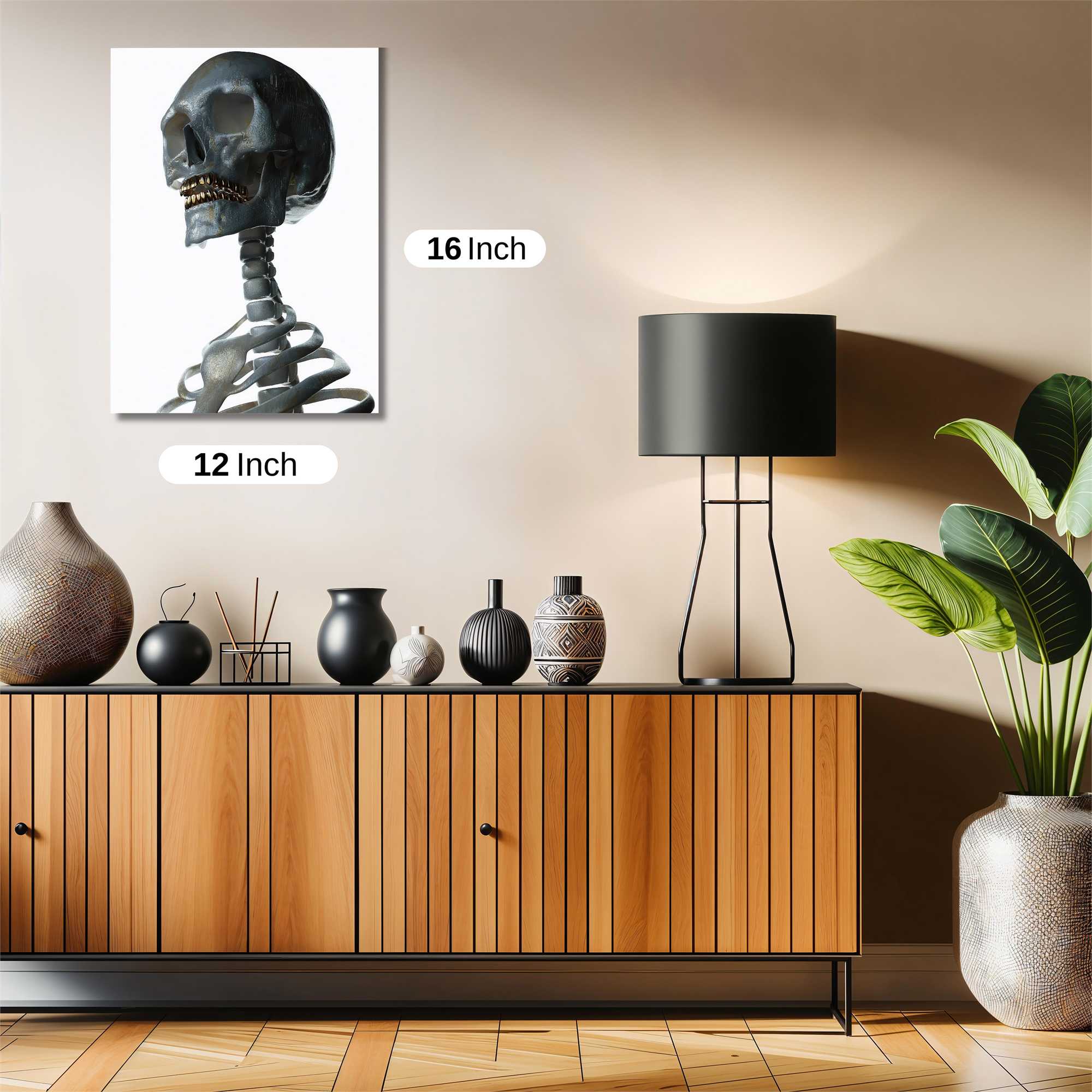 Skeletal Majesty Safe Wall Magnetic / M