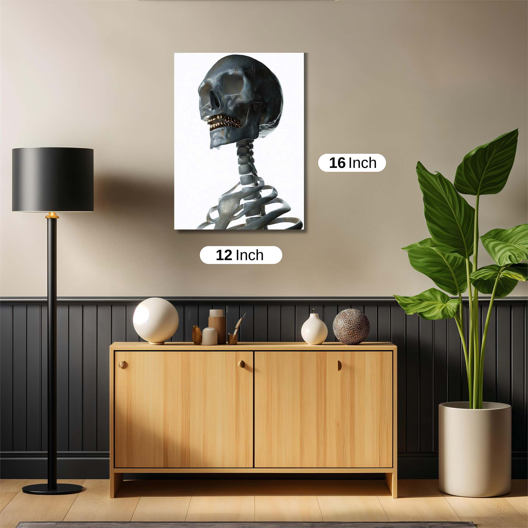 Skeletal Majesty Safe Wall Magnetic / M