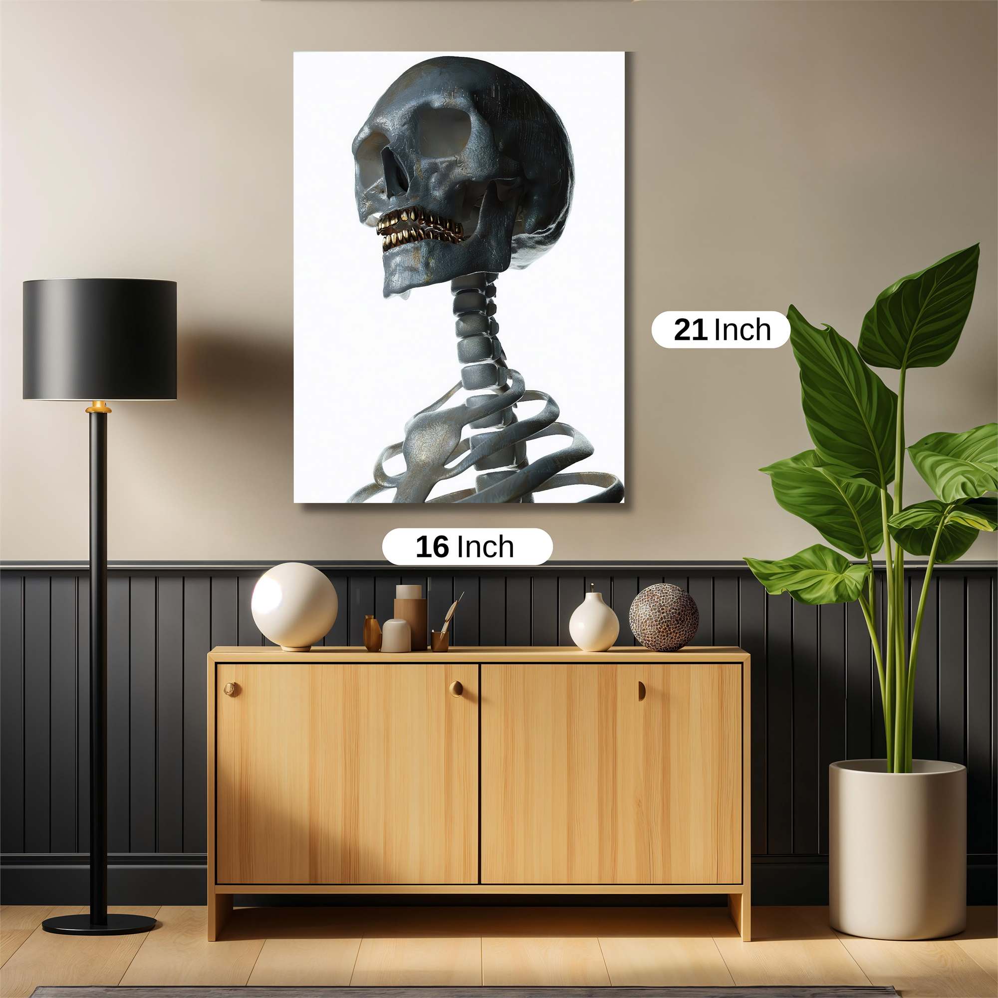 Skeletal Majesty Safe Wall Magnetic / M