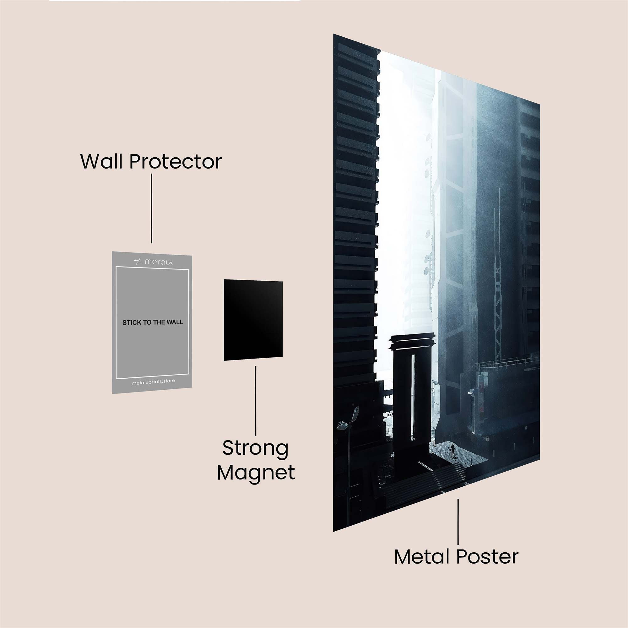 Urban Enigma Safe Wall Magnetic / M
