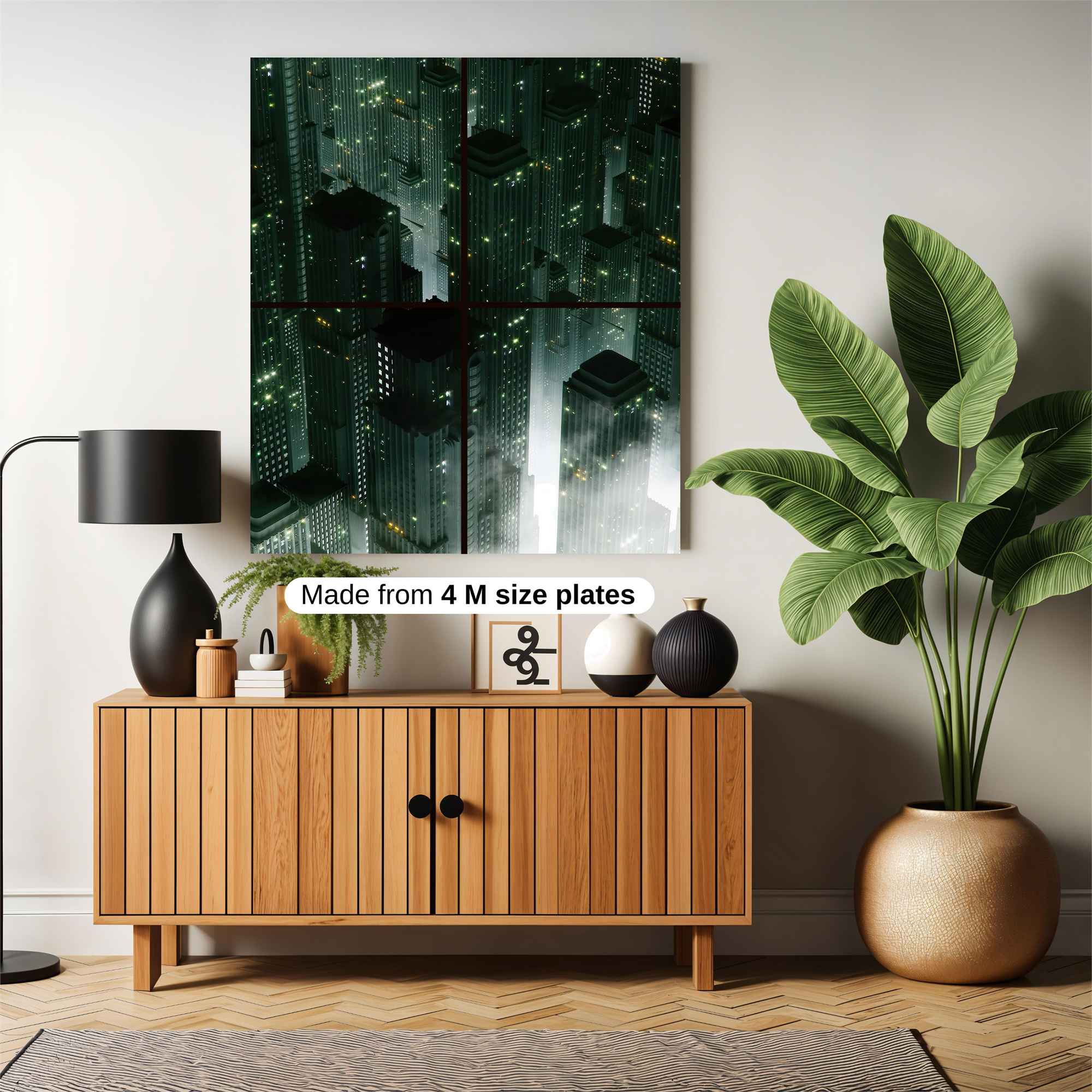 Cityscape Reverie Safe Wall Magnetic / M