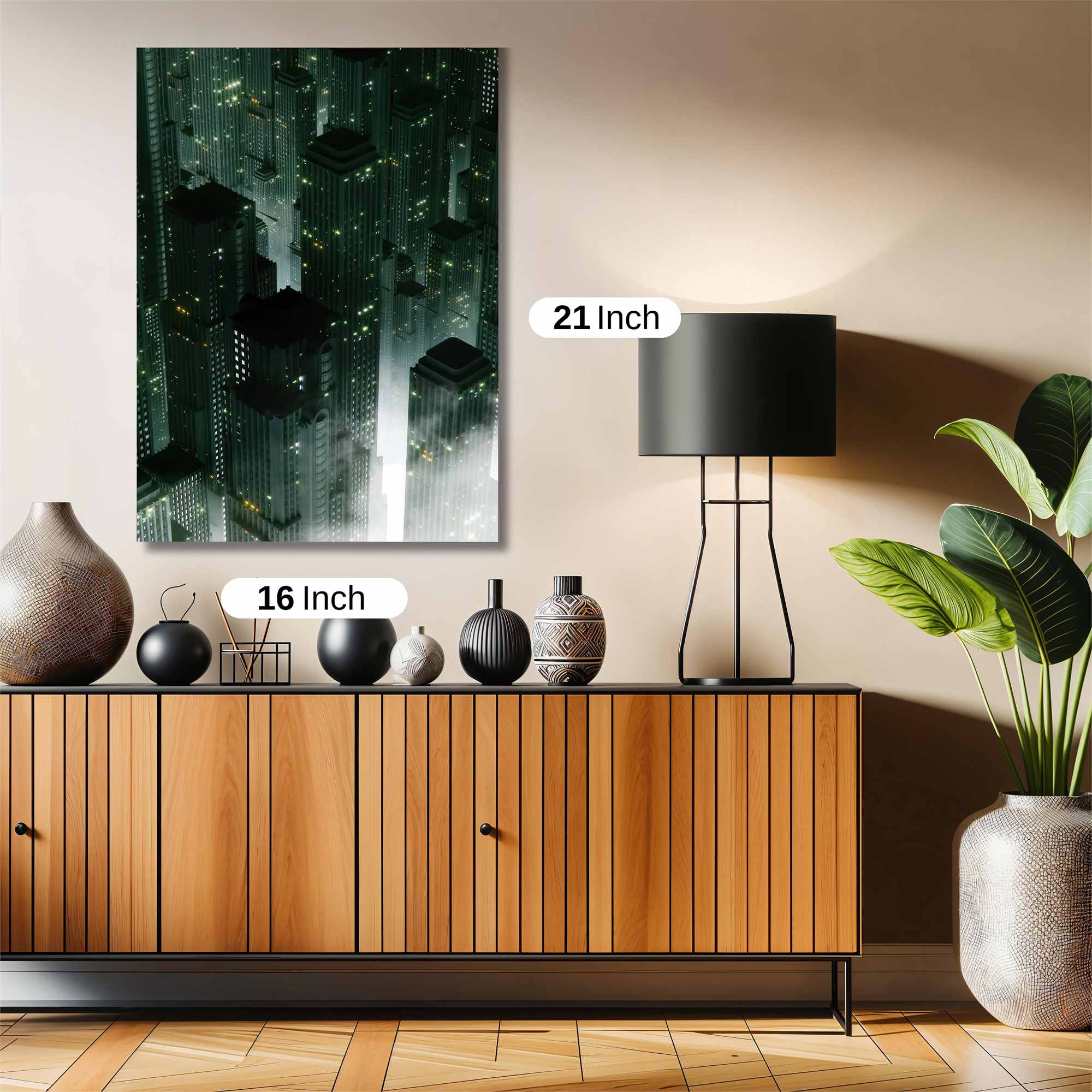 Cityscape Reverie Safe Wall Magnetic / M