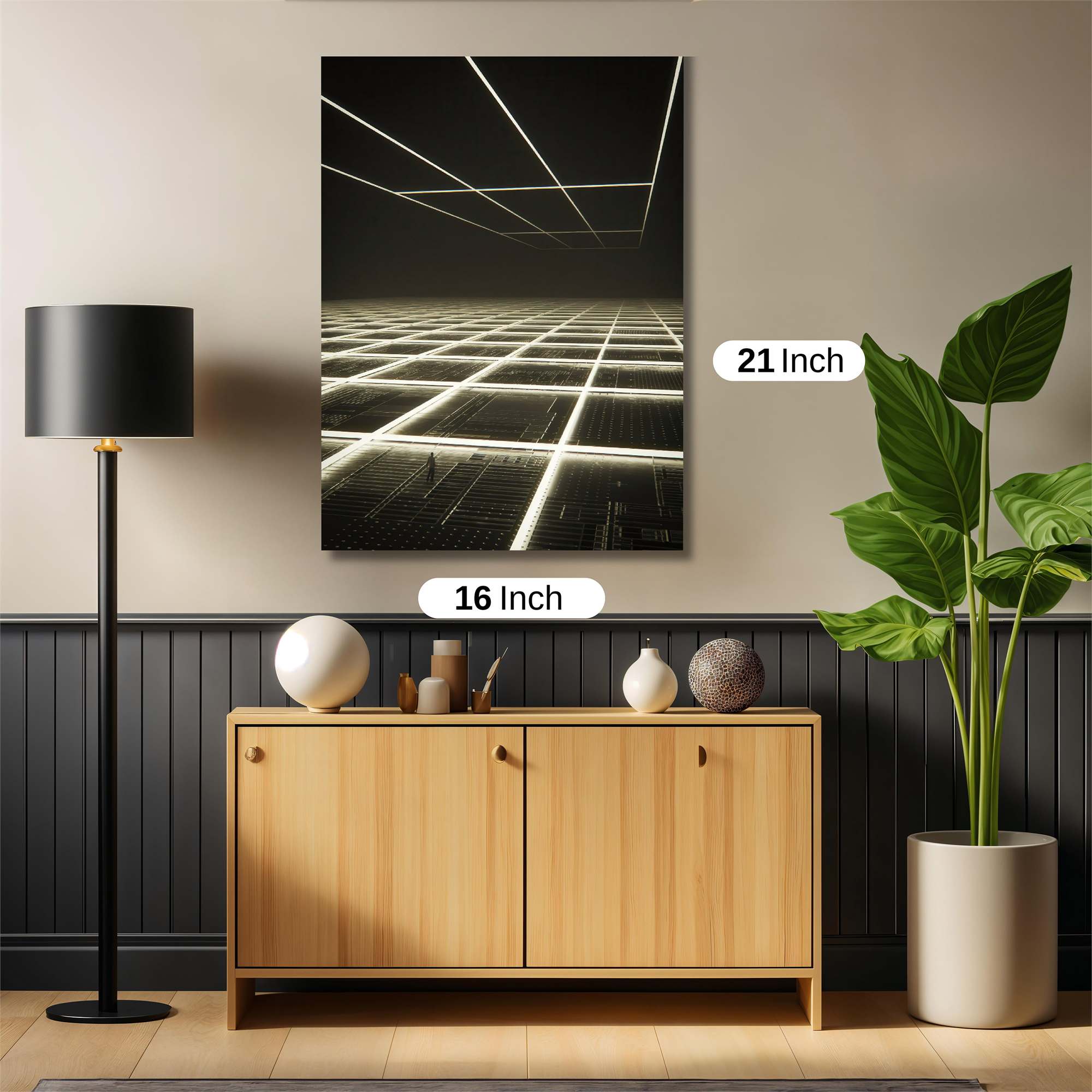 Grid Illumination Safe Wall Magnetic / M