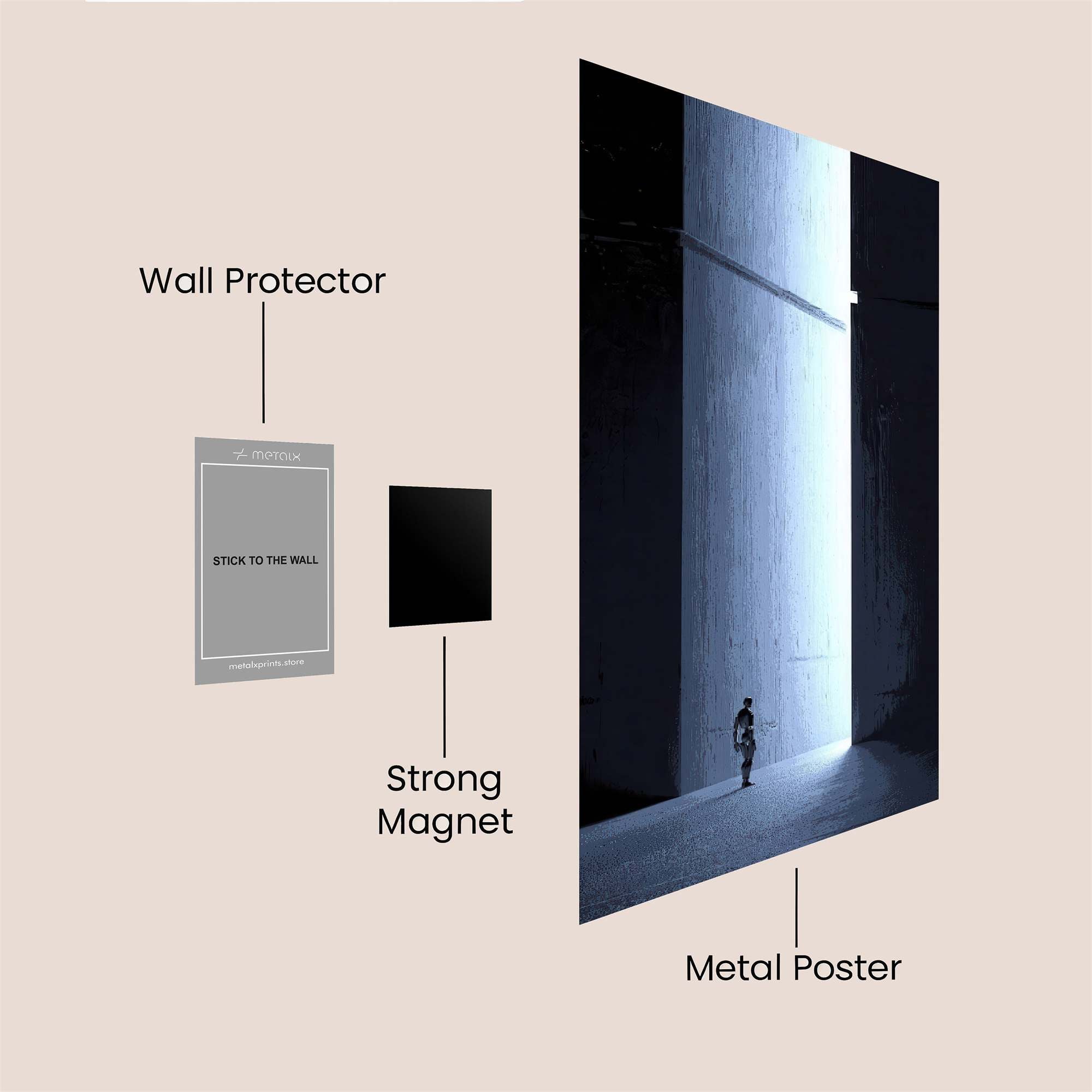 Threshold Marvel Safe Wall Magnetic / M