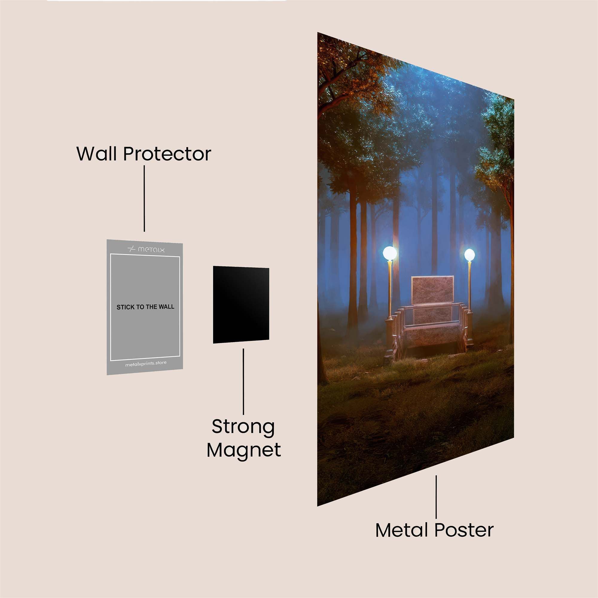 Forest Throne Safe Wall Magnetic / M