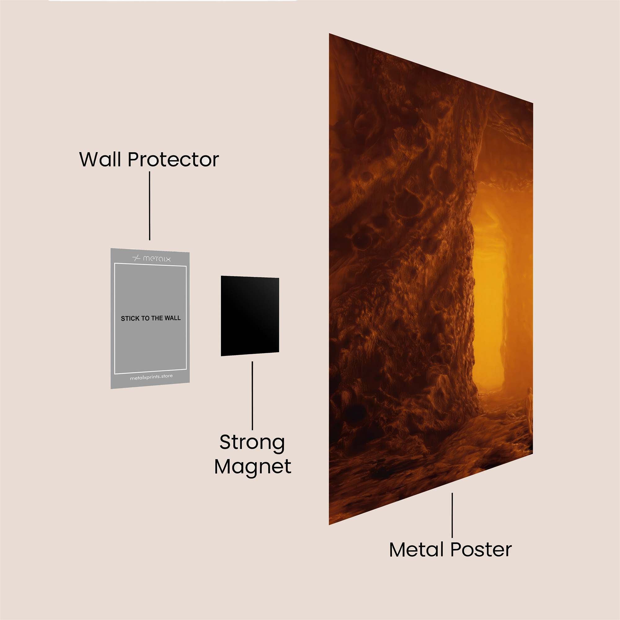 Ethereal Wanderlust Safe Wall Magnetic / M