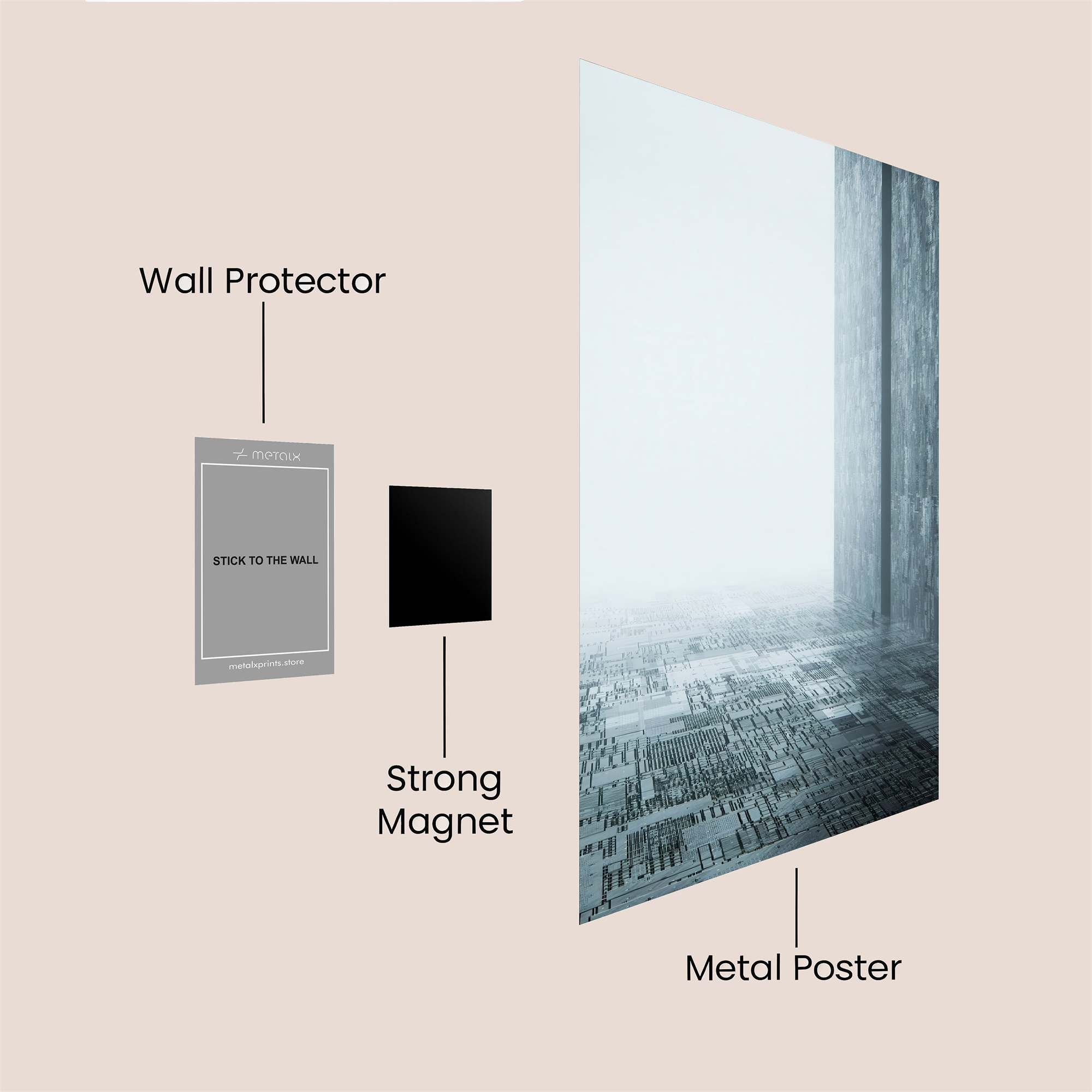 Digital Enigma Safe Wall Magnetic / M
