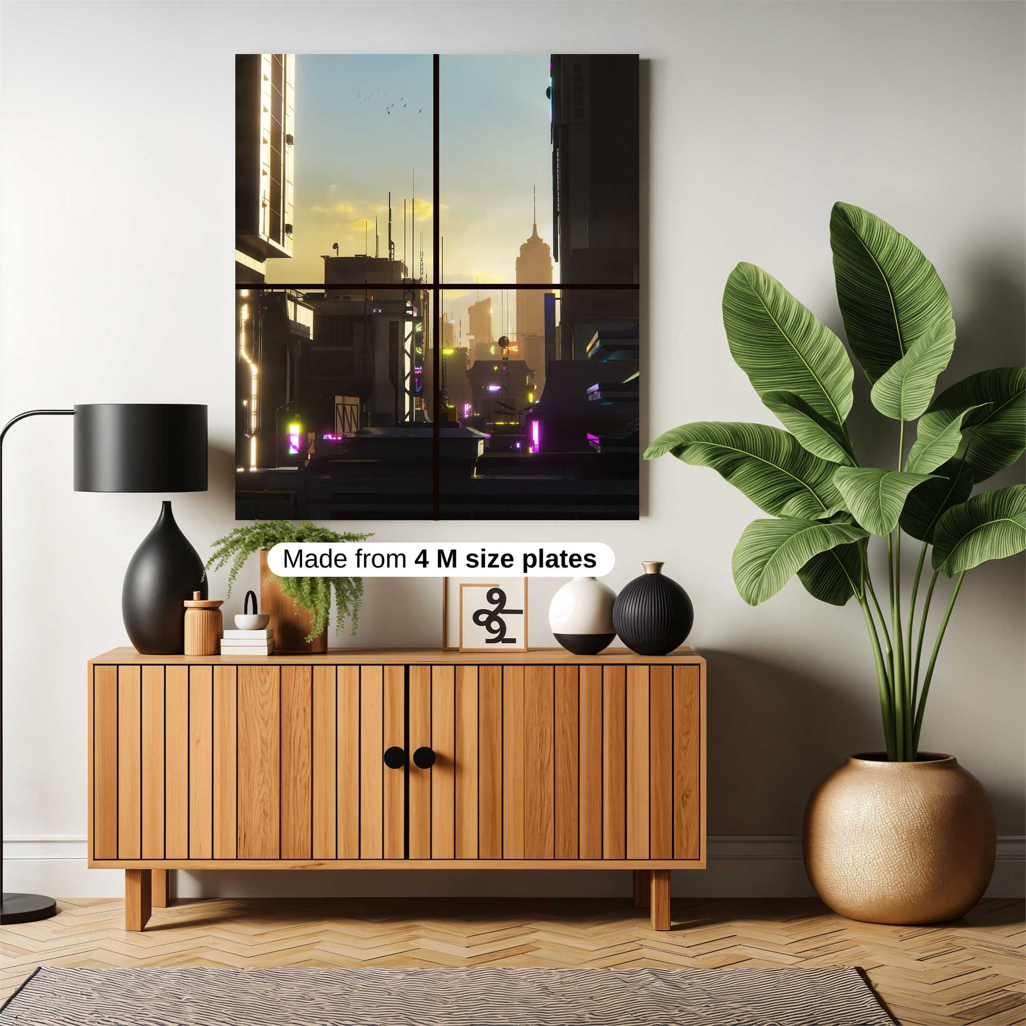 Neon Sunrise Safe Wall Magnetic / M