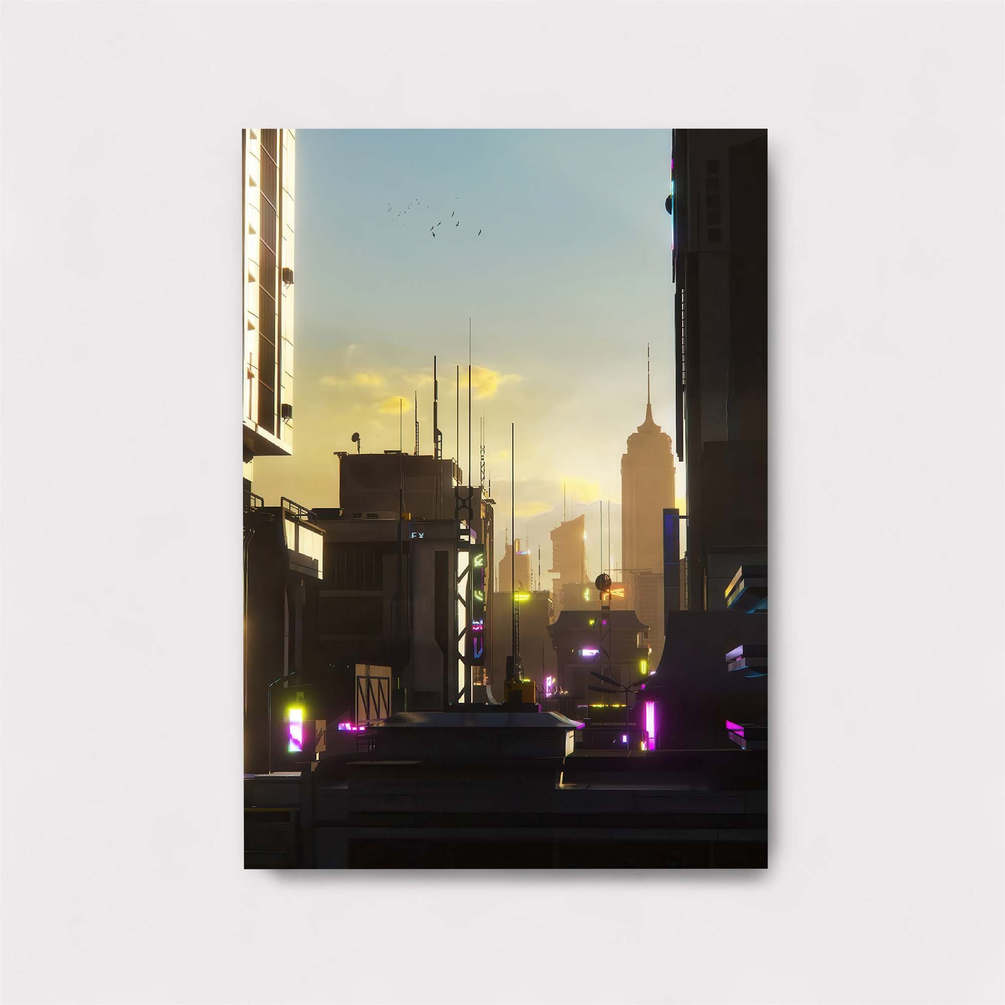 Neon Sunrise Safe Wall Magnetic / M