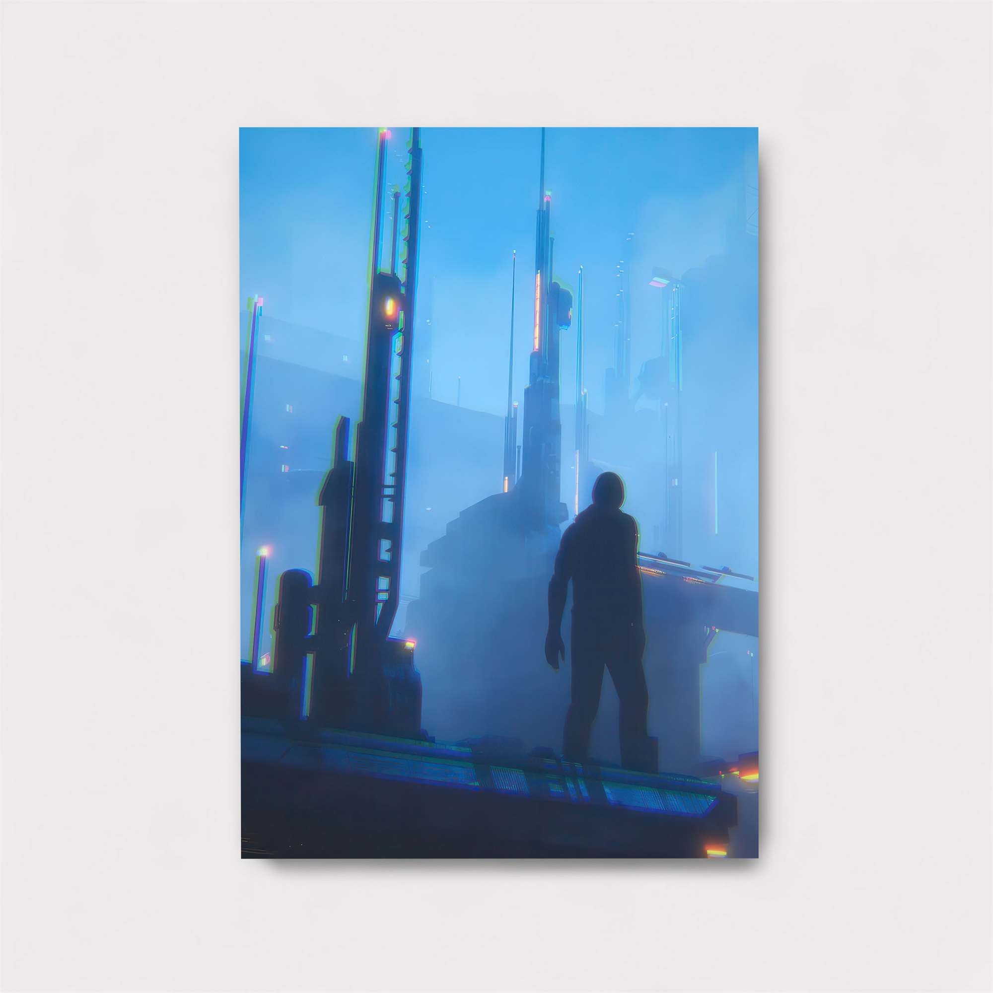 Cyber Silhouette Safe Wall Magnetic / M