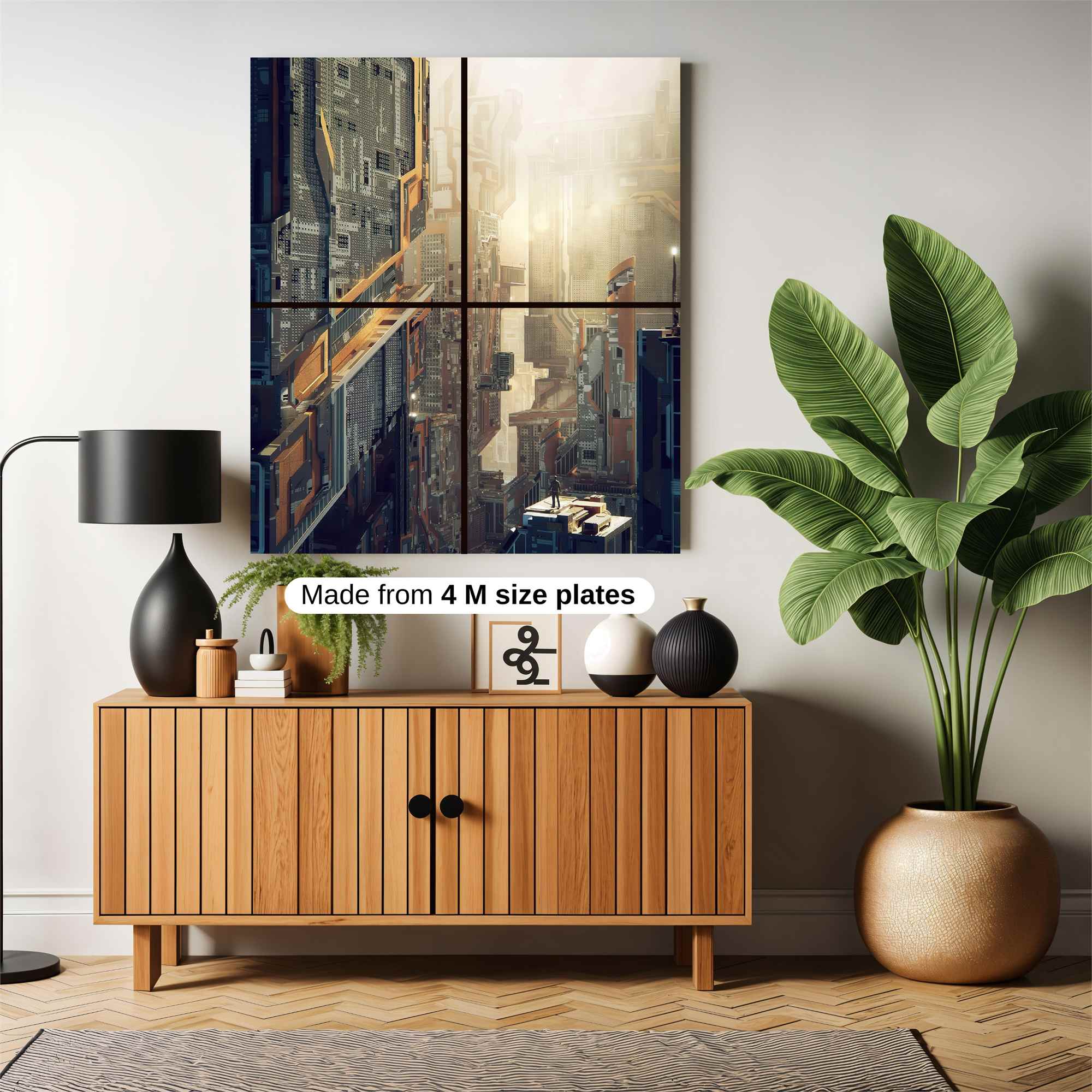 Futuristic Ascendancy Safe Wall Magnetic / M