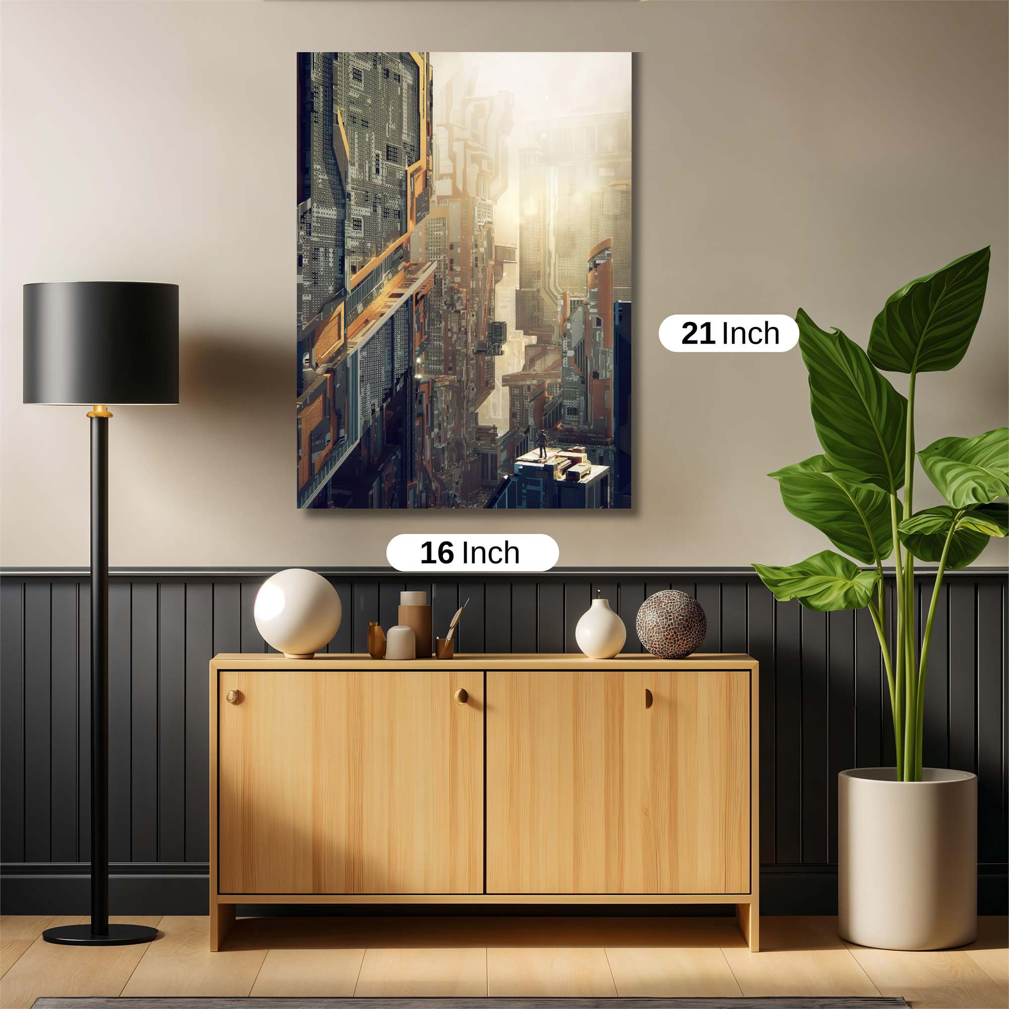 Futuristic Ascendancy Safe Wall Magnetic / M